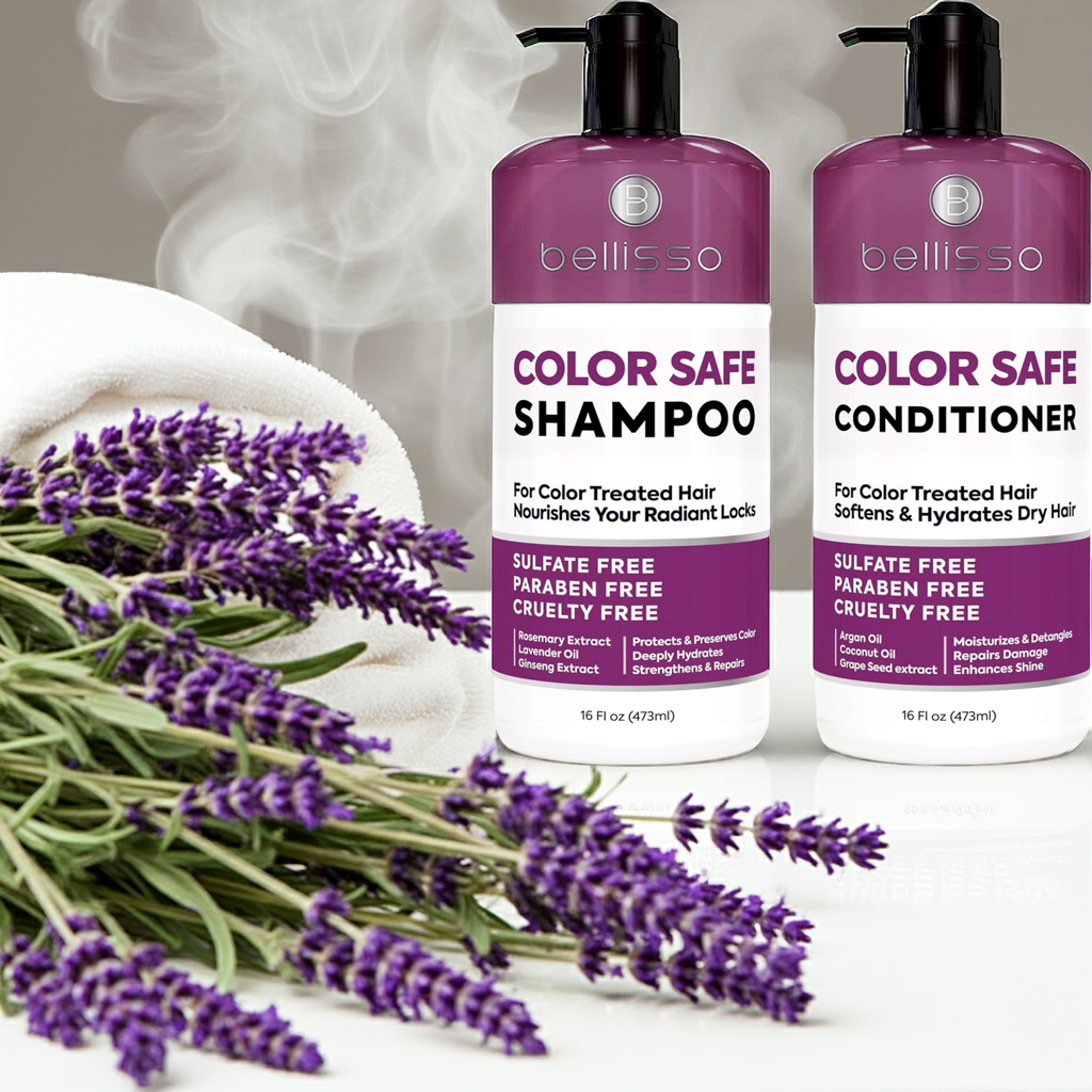 Bellisso Color-Safe Shampoo & Conditioner – Sulfate-Free Hair Care