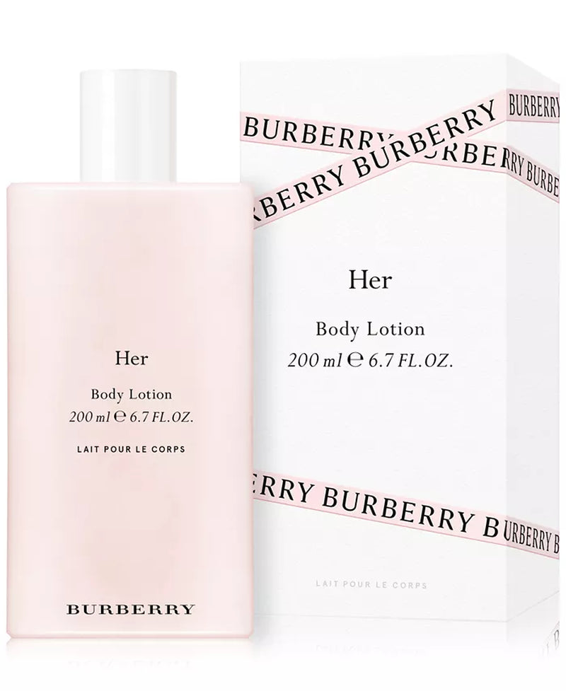 Burberry Her Body Lotion, 6.6 Oz