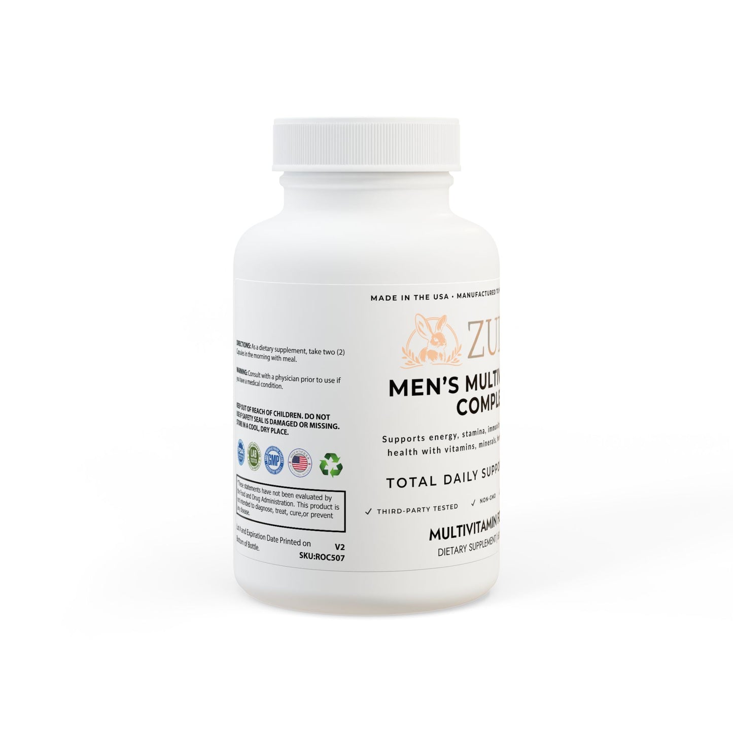 ZUIKA Multivitamin for Men – Daily Nutrient Formula