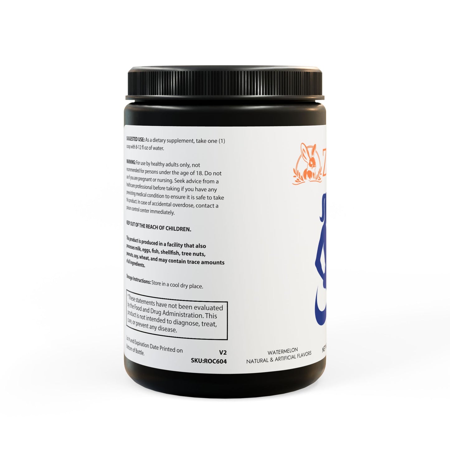 Zuika BCAA Powder – Dietary Supplement with L-Glutamine & Vitamin B6