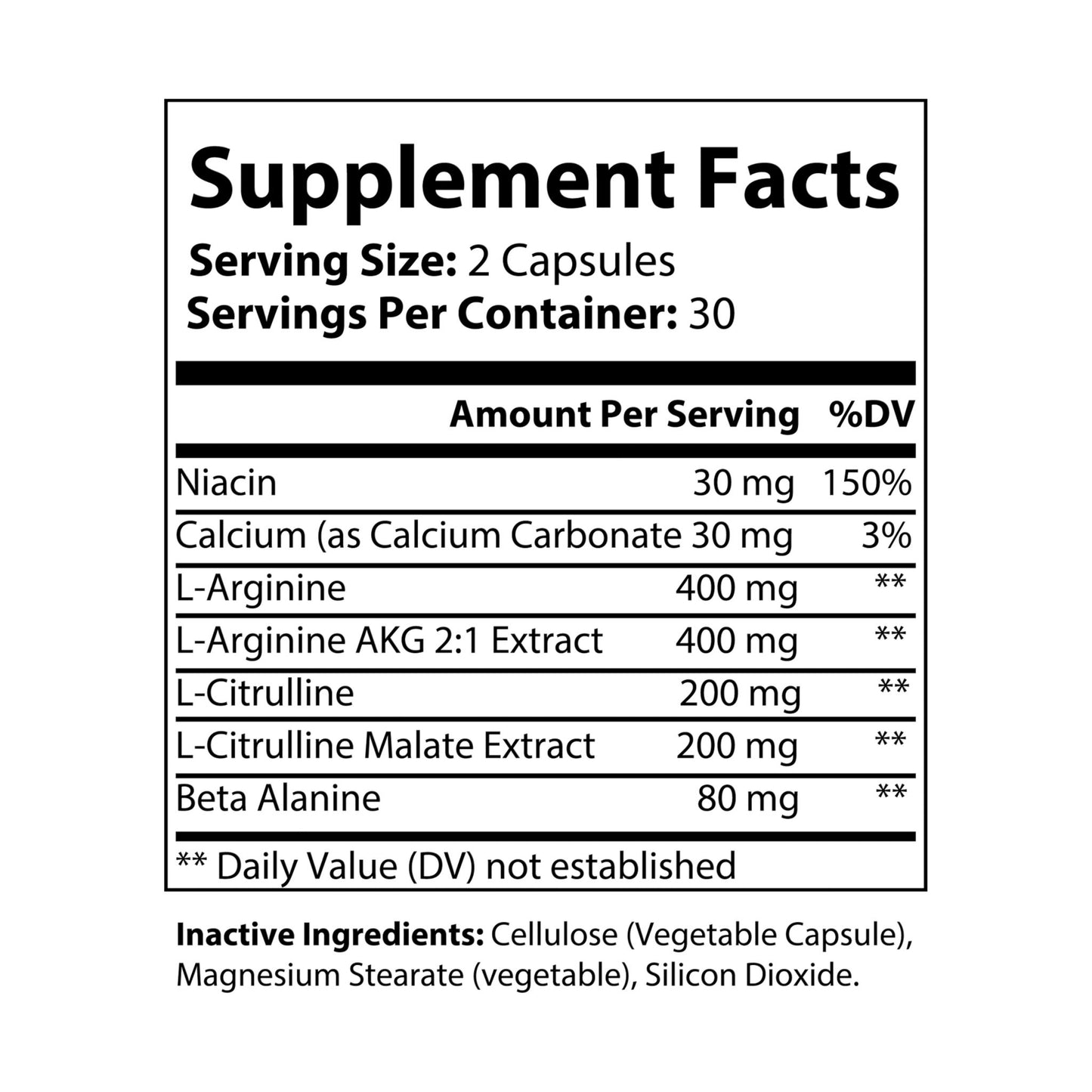 ZUIKA L-Arginine Supplement – Workout Support & Muscle Performance