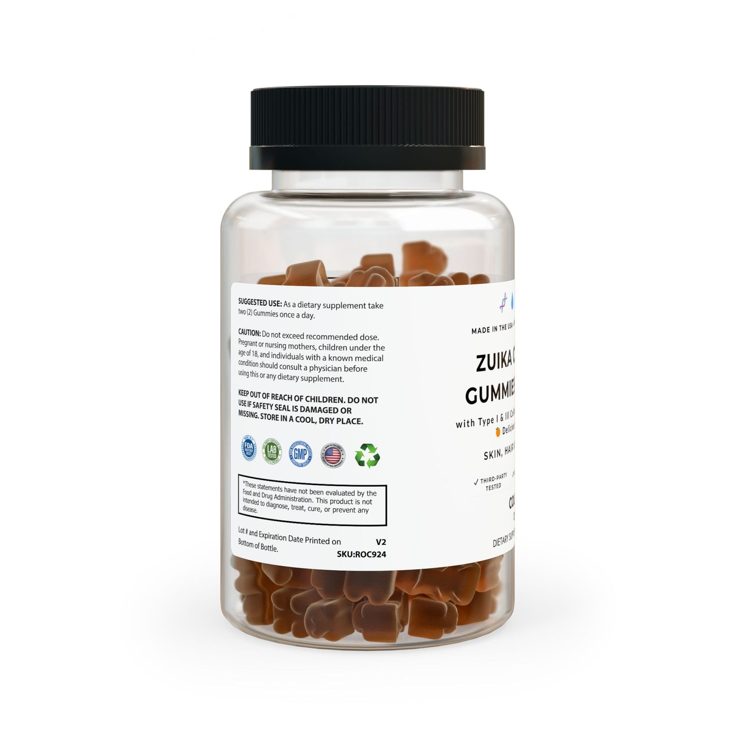 ๐ ZUIKA Collagen Gummies Supplement โ Support Skin Hydration and Promote Healthy Skin