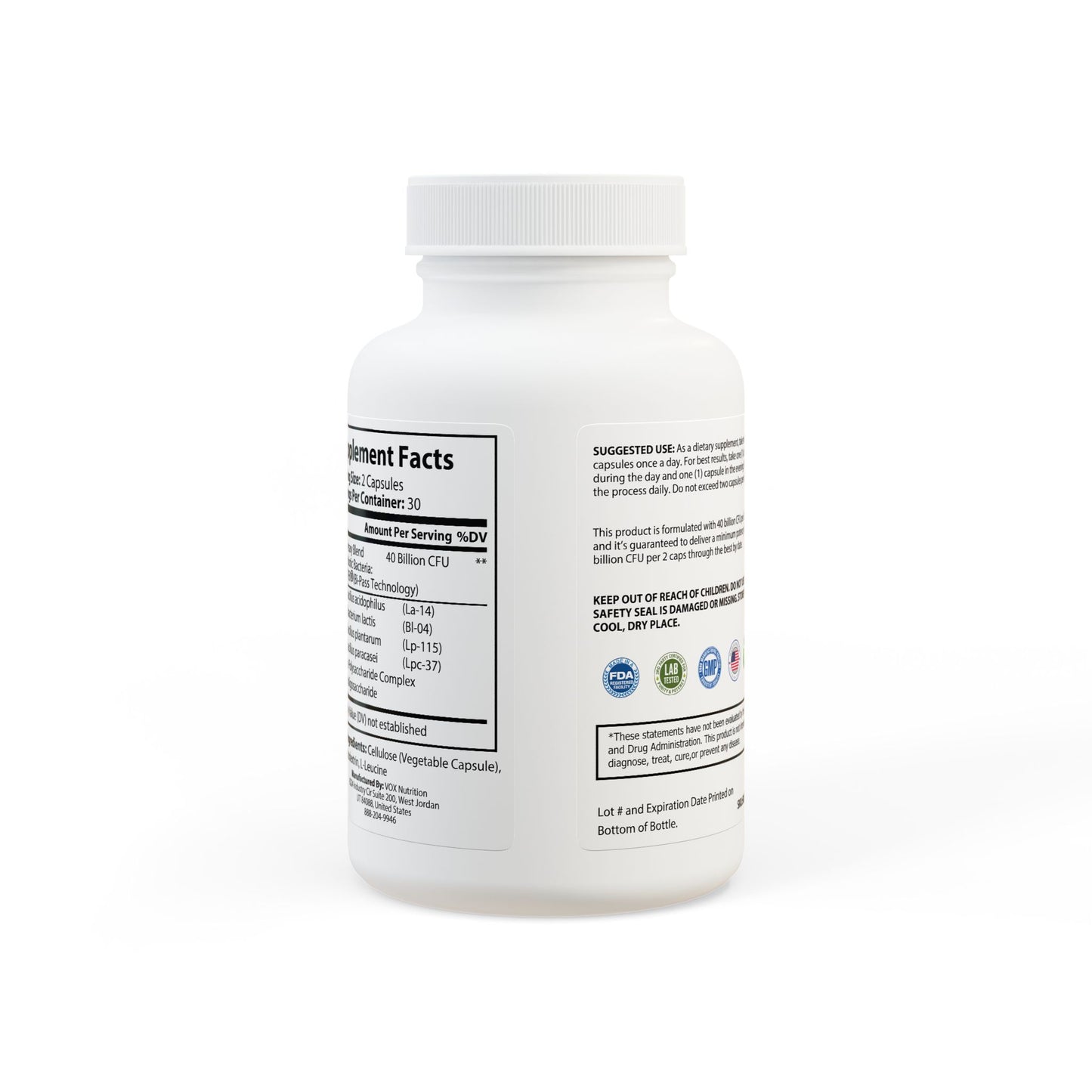 ZUIKA Probiotics Supplement – Digestive & Immune Support