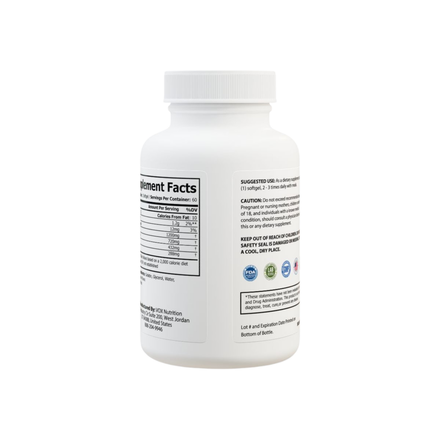 Zuika Fish Oil – Dietary Supplement, 60 Softgels
