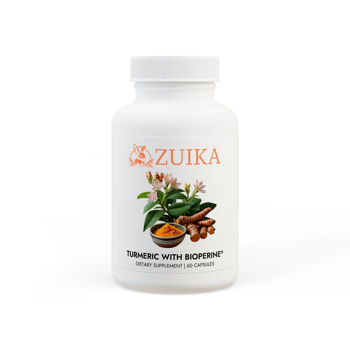 Turmeric + BioPerine® | High-Potency Curcumin | 60 Vegan Capsules