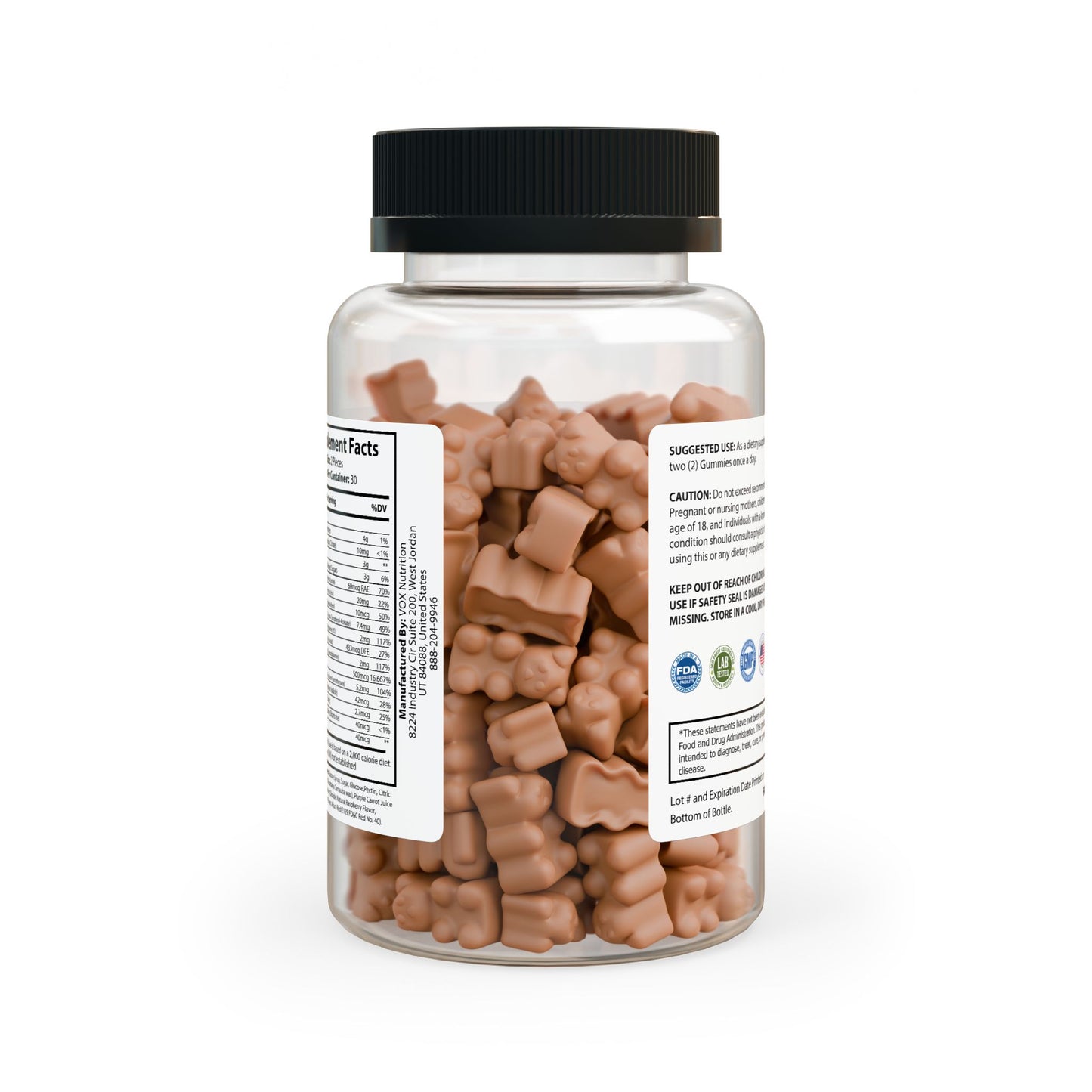 Hair Vitamin Gummies - 60 Count