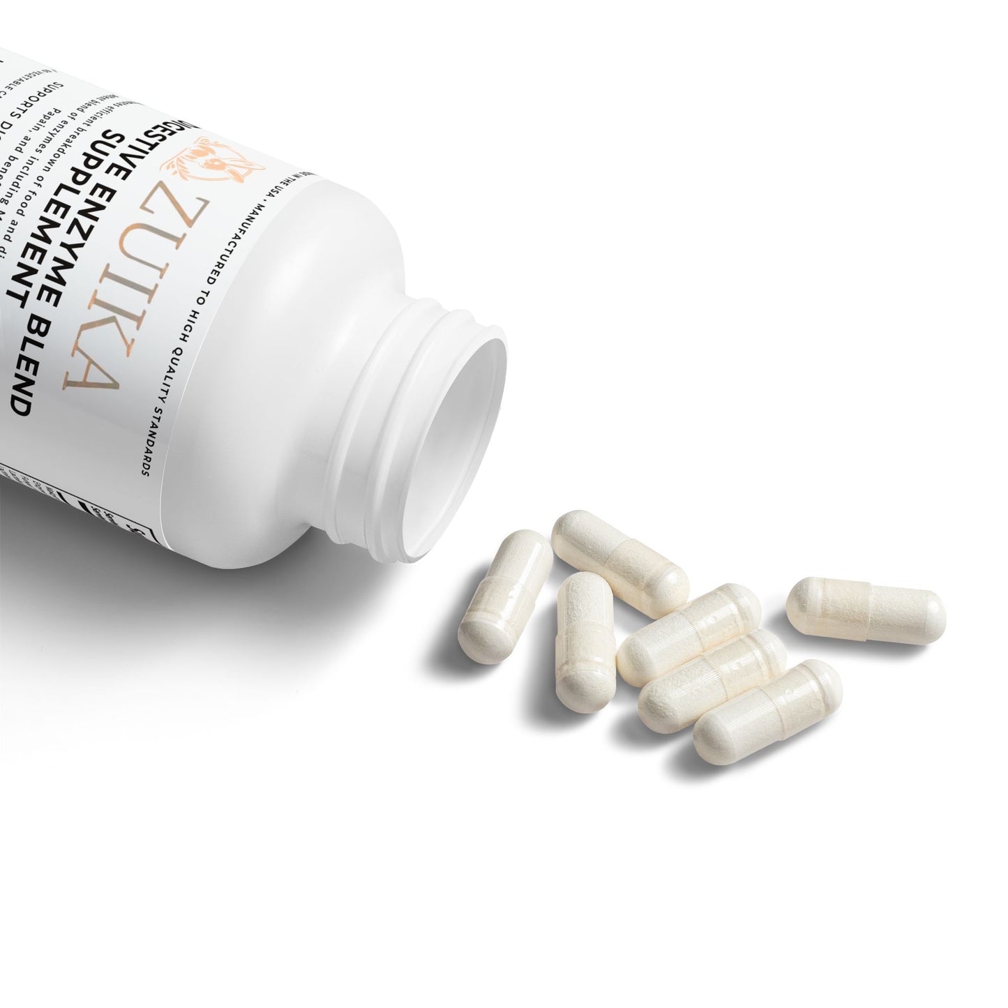 ZUIKA Digestive Enzyme Blend Supplement – Support Healthy Digestion & Nutrient Absorption
