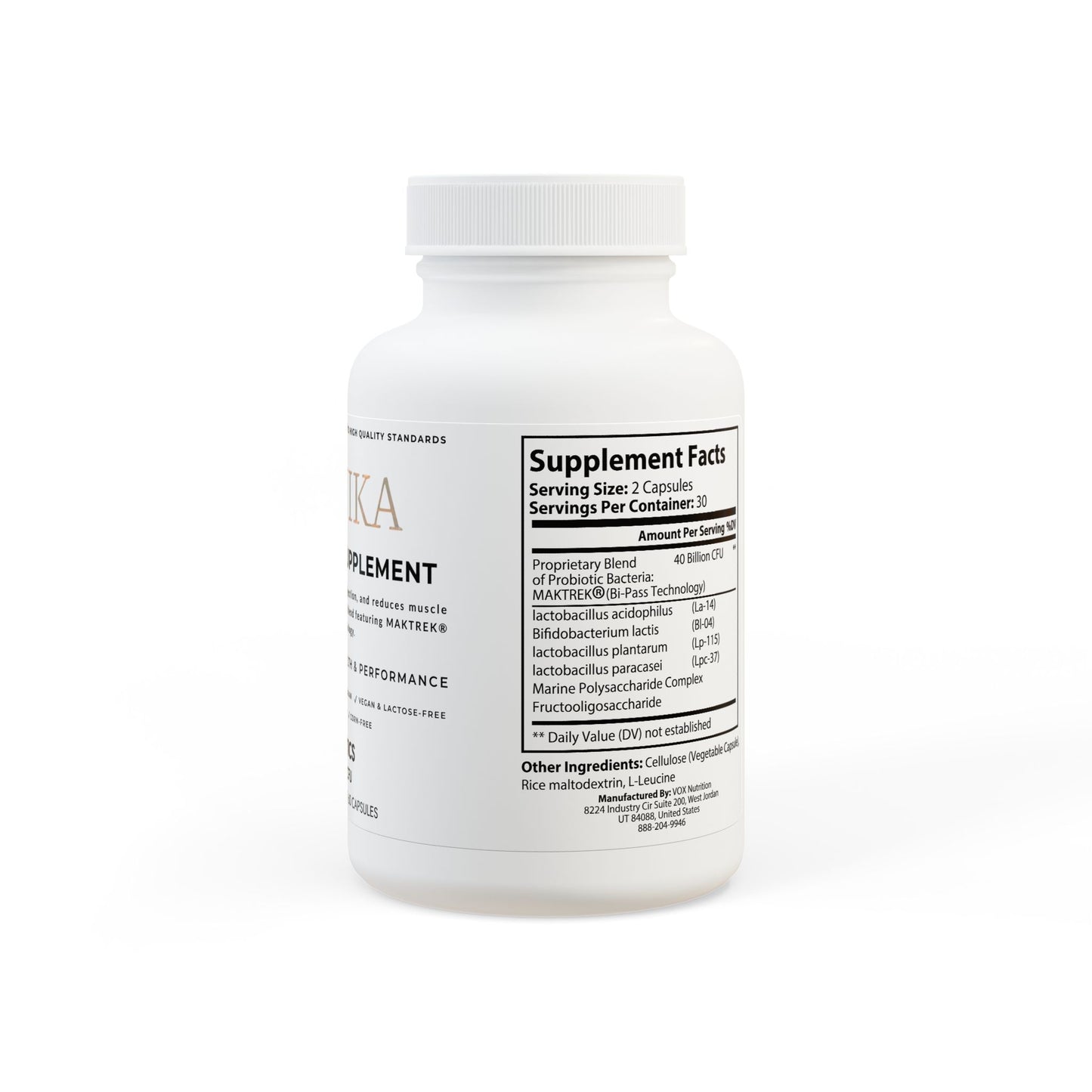 ZUIKA Probiotics Supplement – Digestive & Immune Support