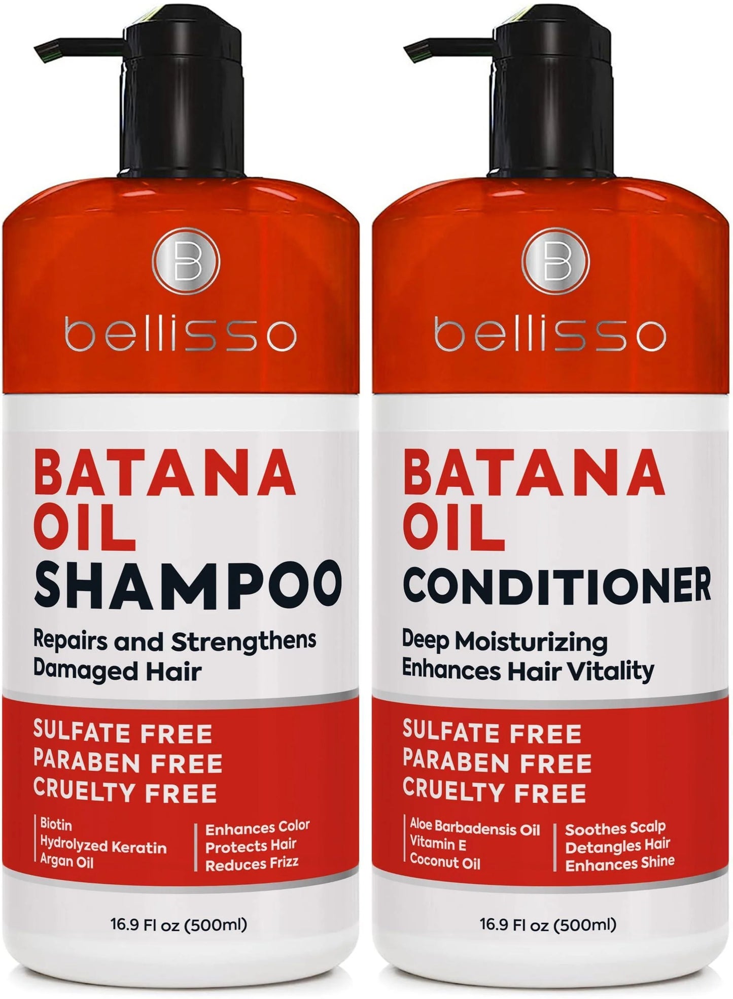 Bellisso Batana Oil Thickening Shampoo & Conditioner