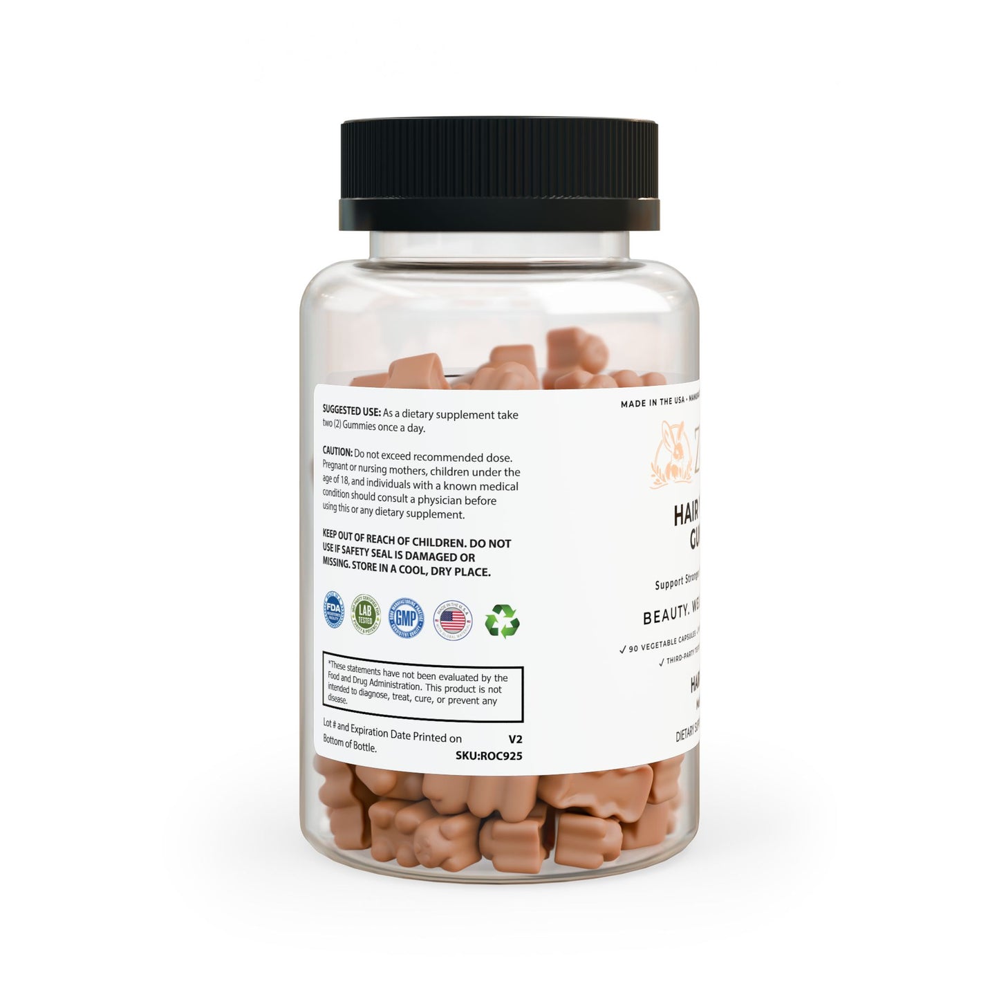 ZUIKA Hair Vitamin Gummies – Daily Biotin & Nutrient Blend
