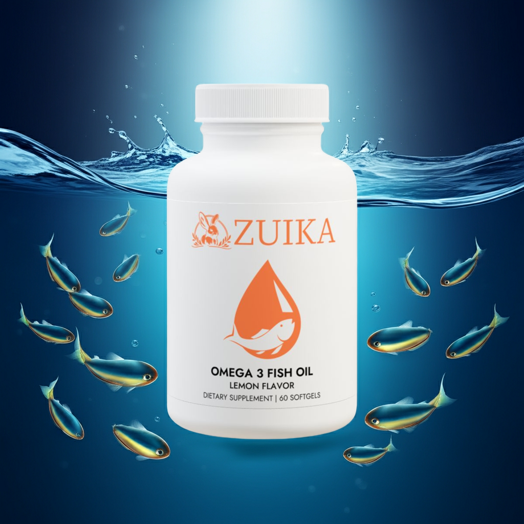 Zuika Fish Oil – Dietary Supplement, 60 Softgels