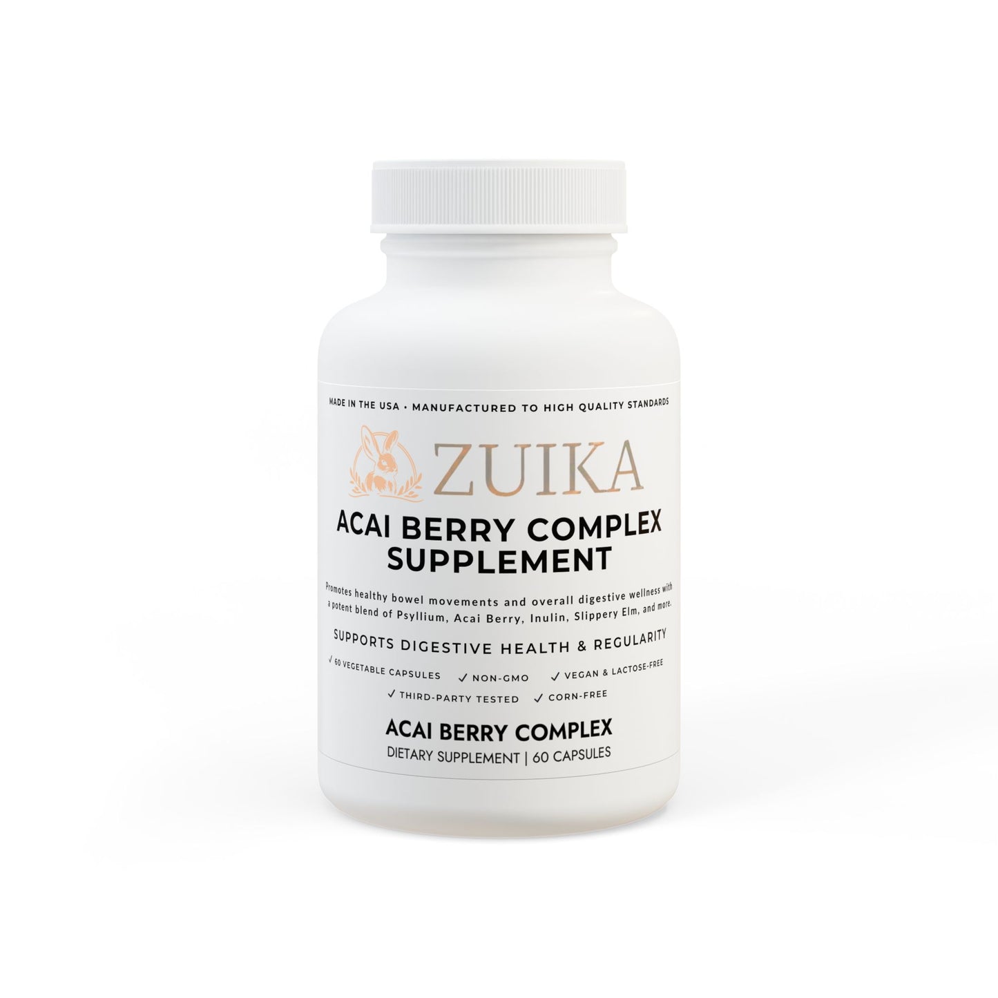 ZUIKA Acai Berry Complex Supplement – Antioxidant-Rich Botanical Blend