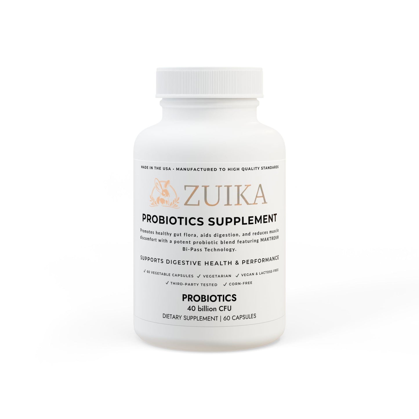 ZUIKA Probiotics Supplement – Digestive & Immune Support