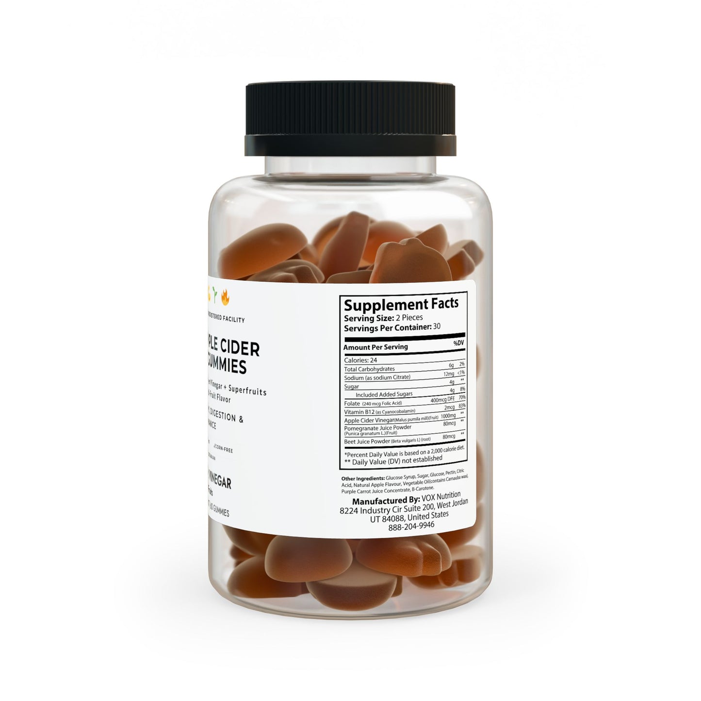 ๐ ZUIKA Apple Cider Vinegar Gummies โ Optimize Your Performance the Tasty Way