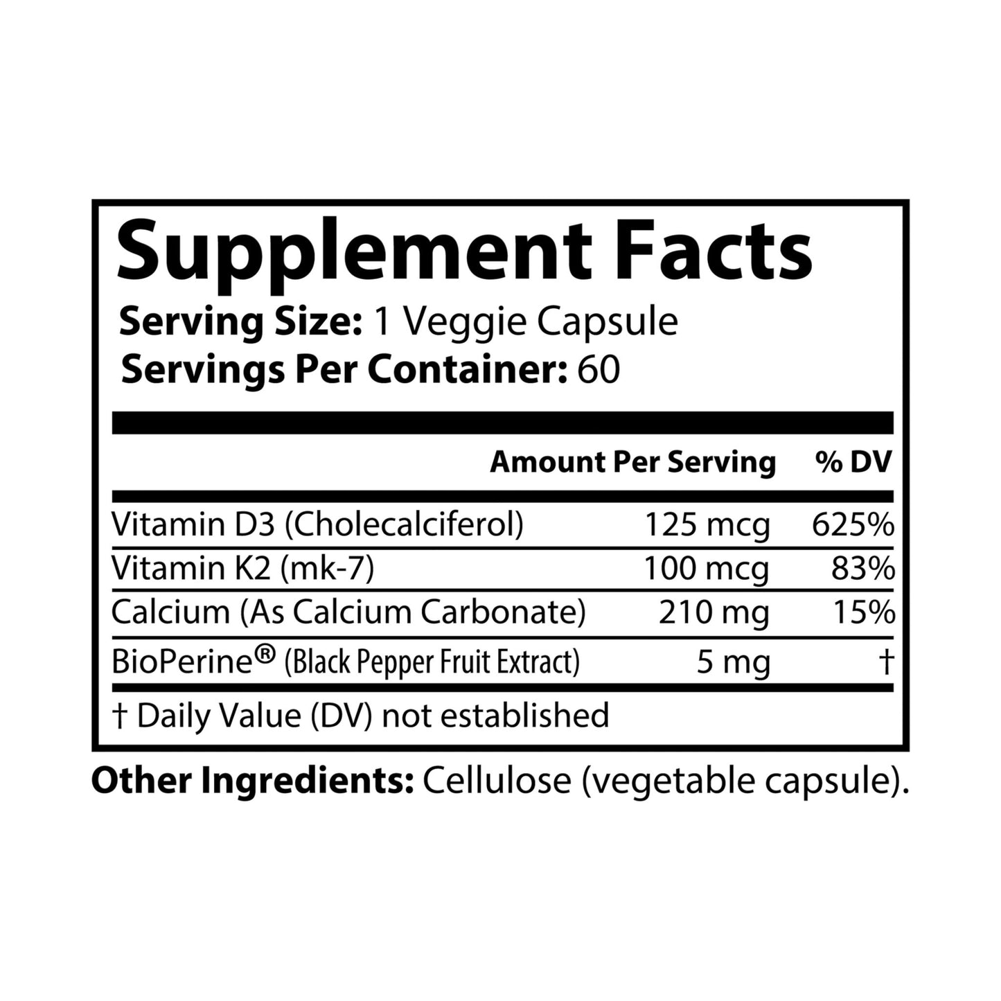 ๐ ZUIKA Vitamin K2 and D3 Supplement โ Support Muscle Function & Enhance Exercise Performance