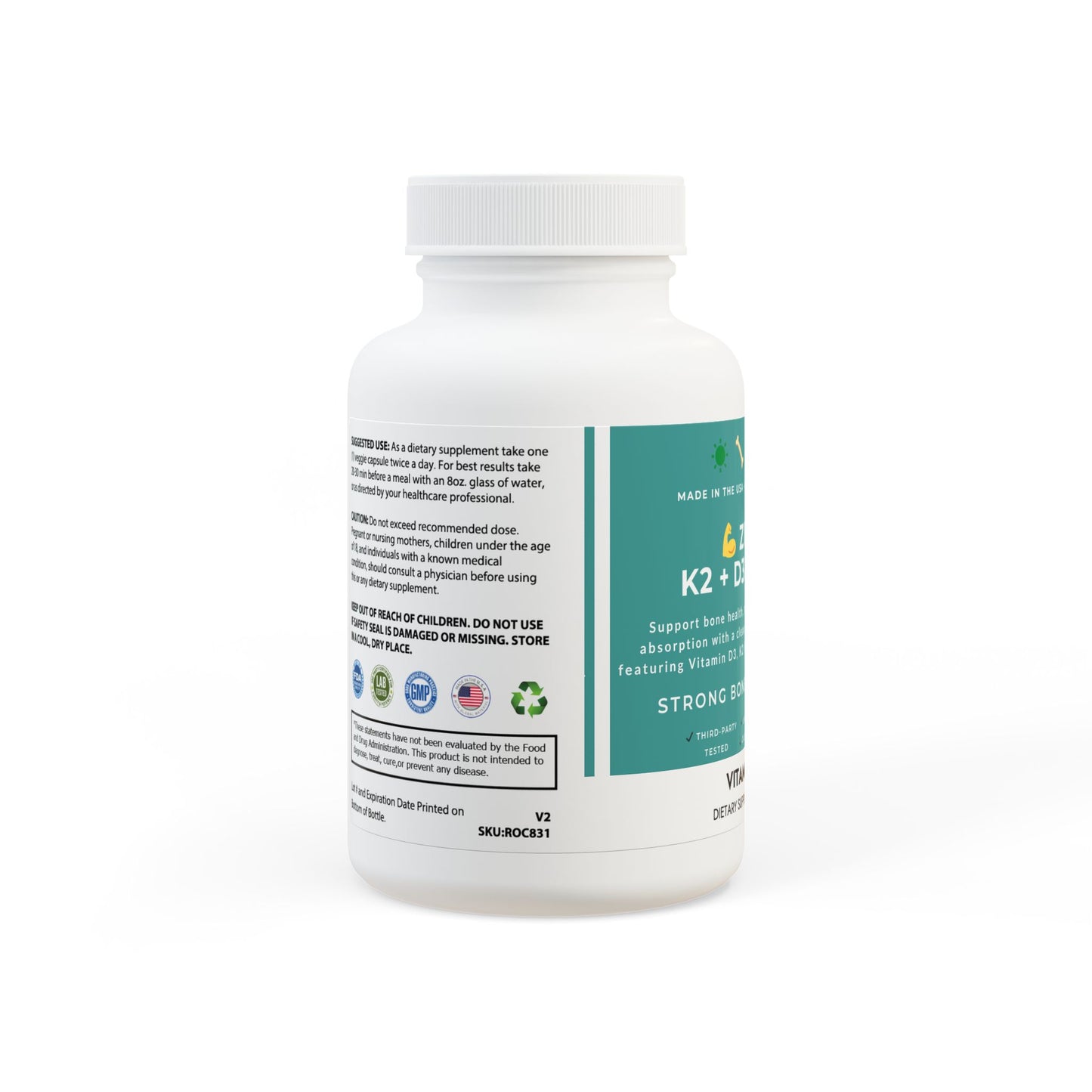 ๐ ZUIKA Vitamin K2 and D3 Supplement โ Support Muscle Function & Enhance Exercise Performance