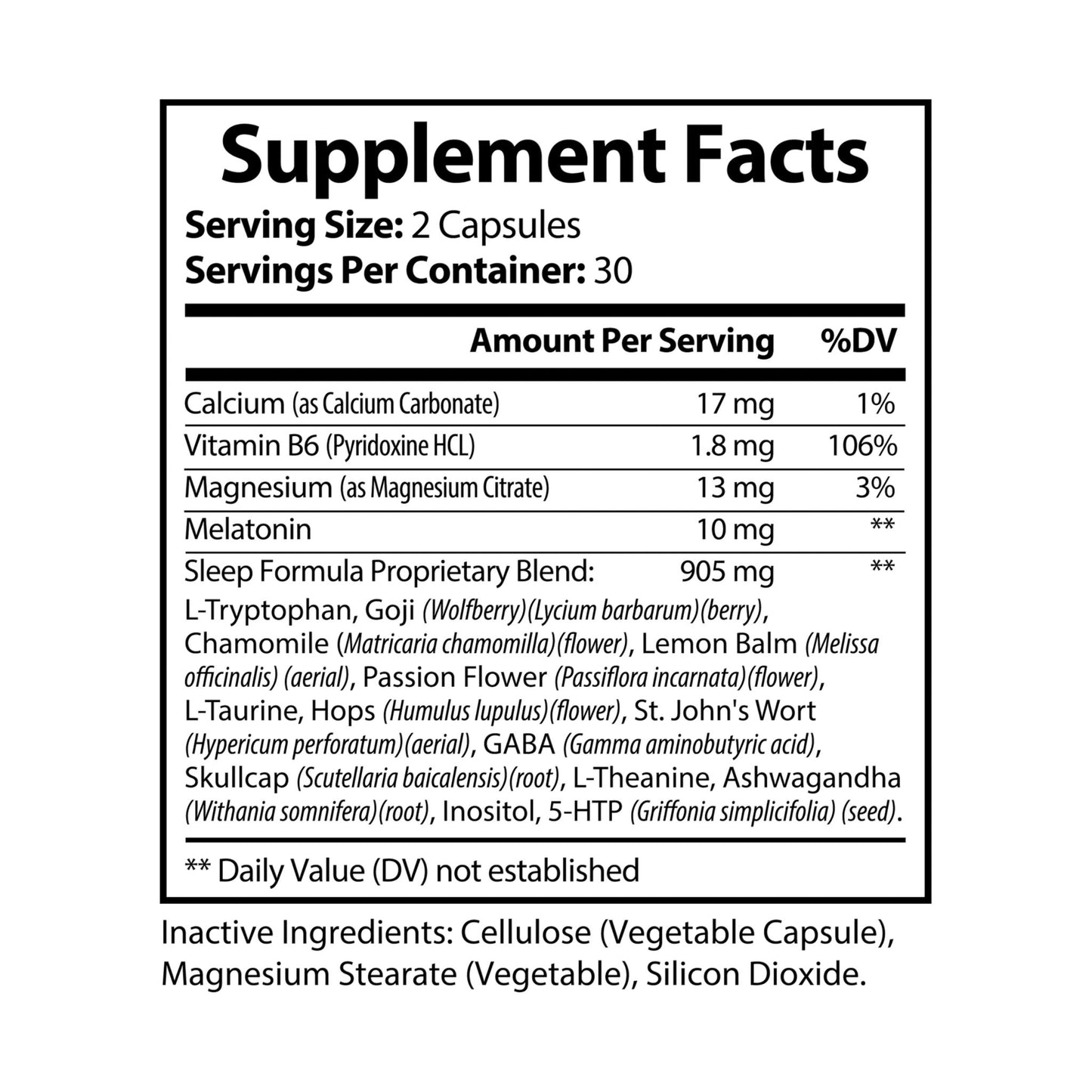 Sleep Complex - 60 Count
