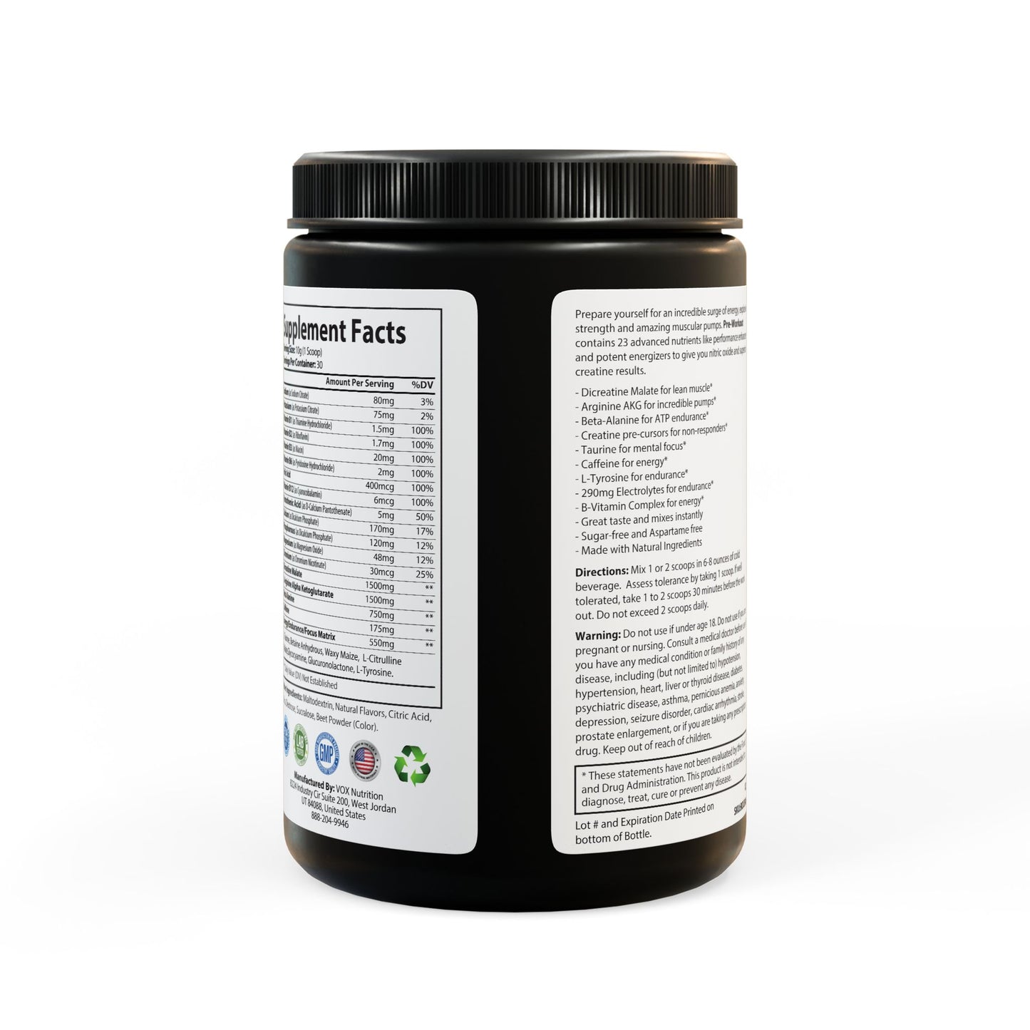 ๐ ZUIKA Pre-Workout Supplement โ Enhance Your Performance with Every Rep