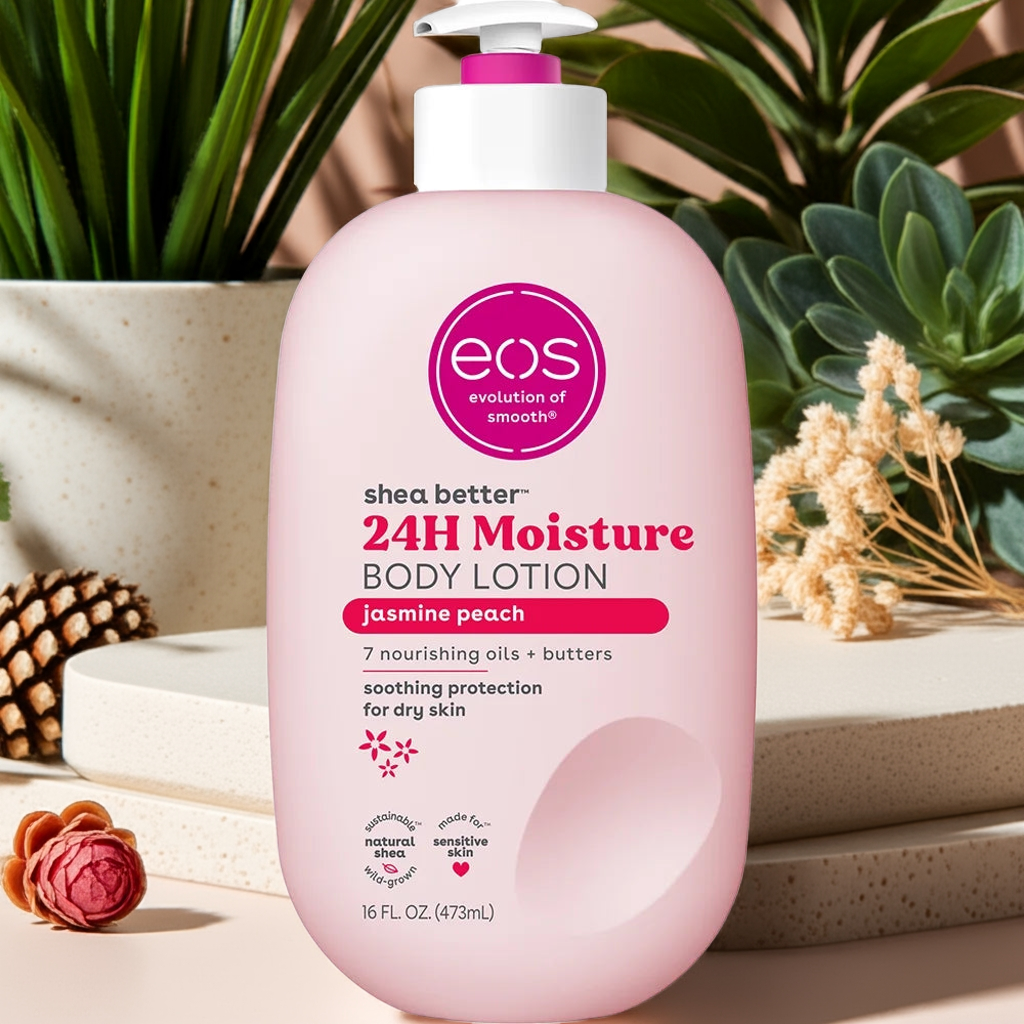 Jasmine Peach 24H Body Lotion – Lightweight Hydrating Lotion for Dry Skin
