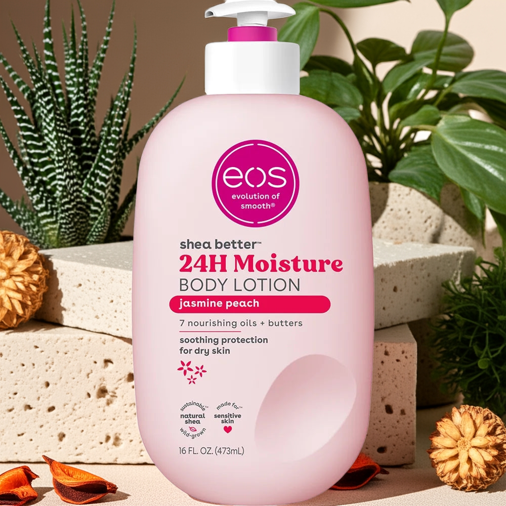 Jasmine Peach 24H Body Lotion – Lightweight Hydrating Lotion for Dry Skin