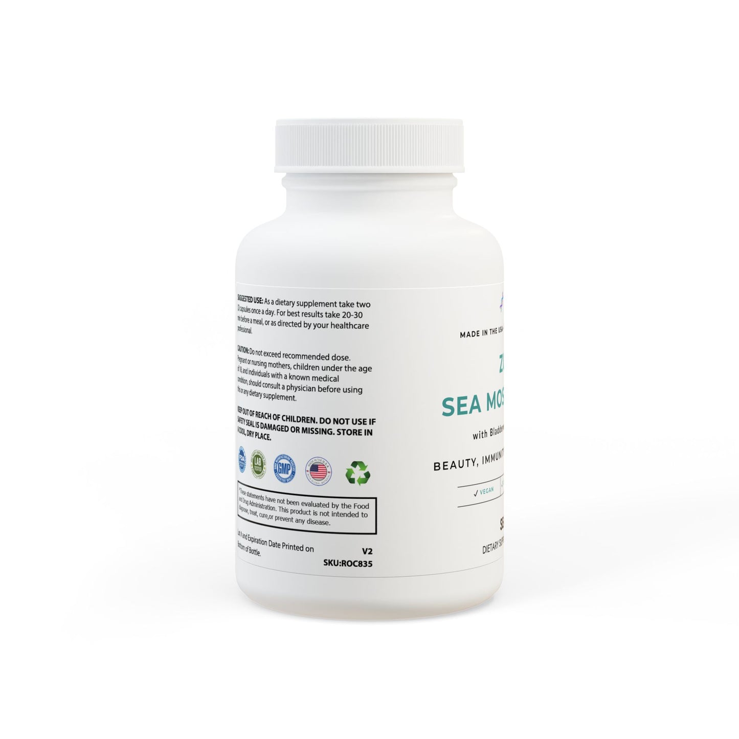 ๐ ZUIKA Sea Moss Supplement โ 92+ Essential Nutrients for Vitality and Energy