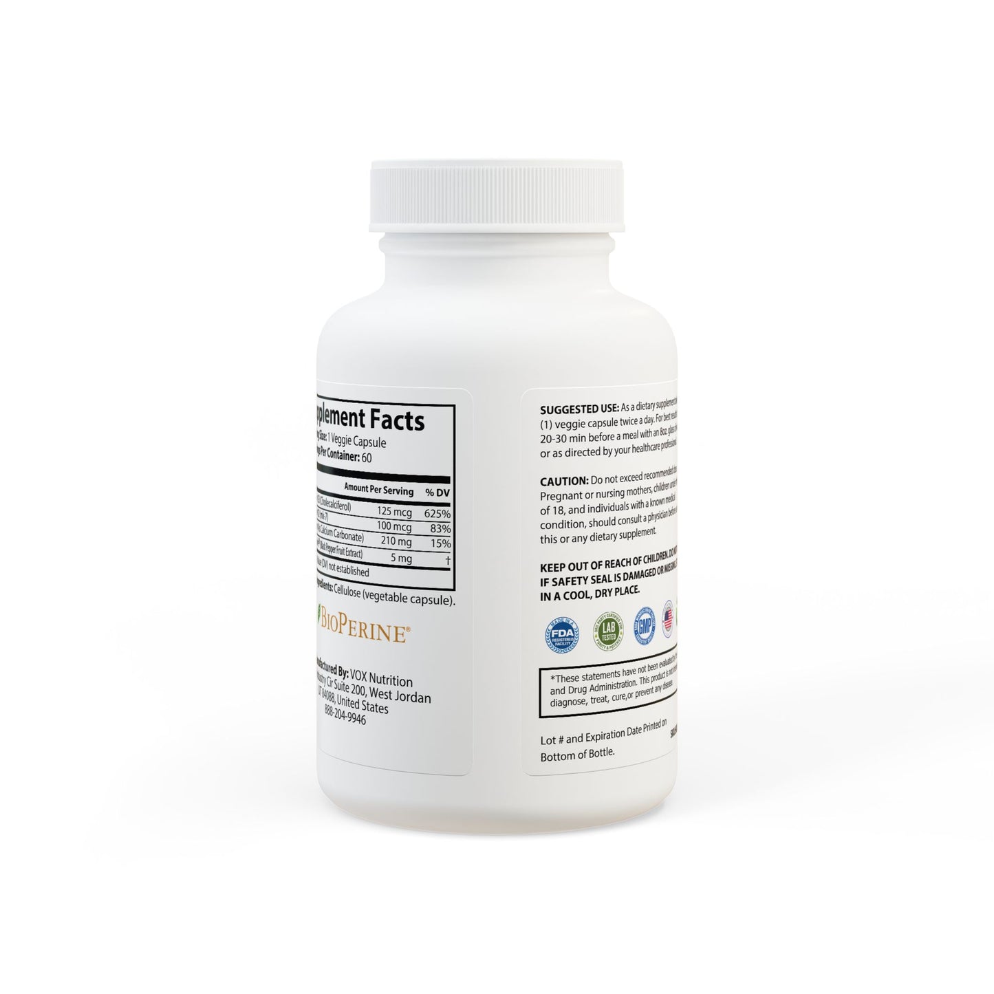 ๐ ZUIKA Vitamin K2 and D3 Supplement โ Support Muscle Function & Enhance Exercise Performance