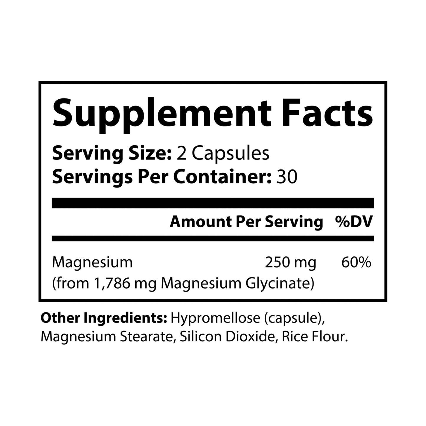 ZUIKA Magnesium Glycinate Supplement