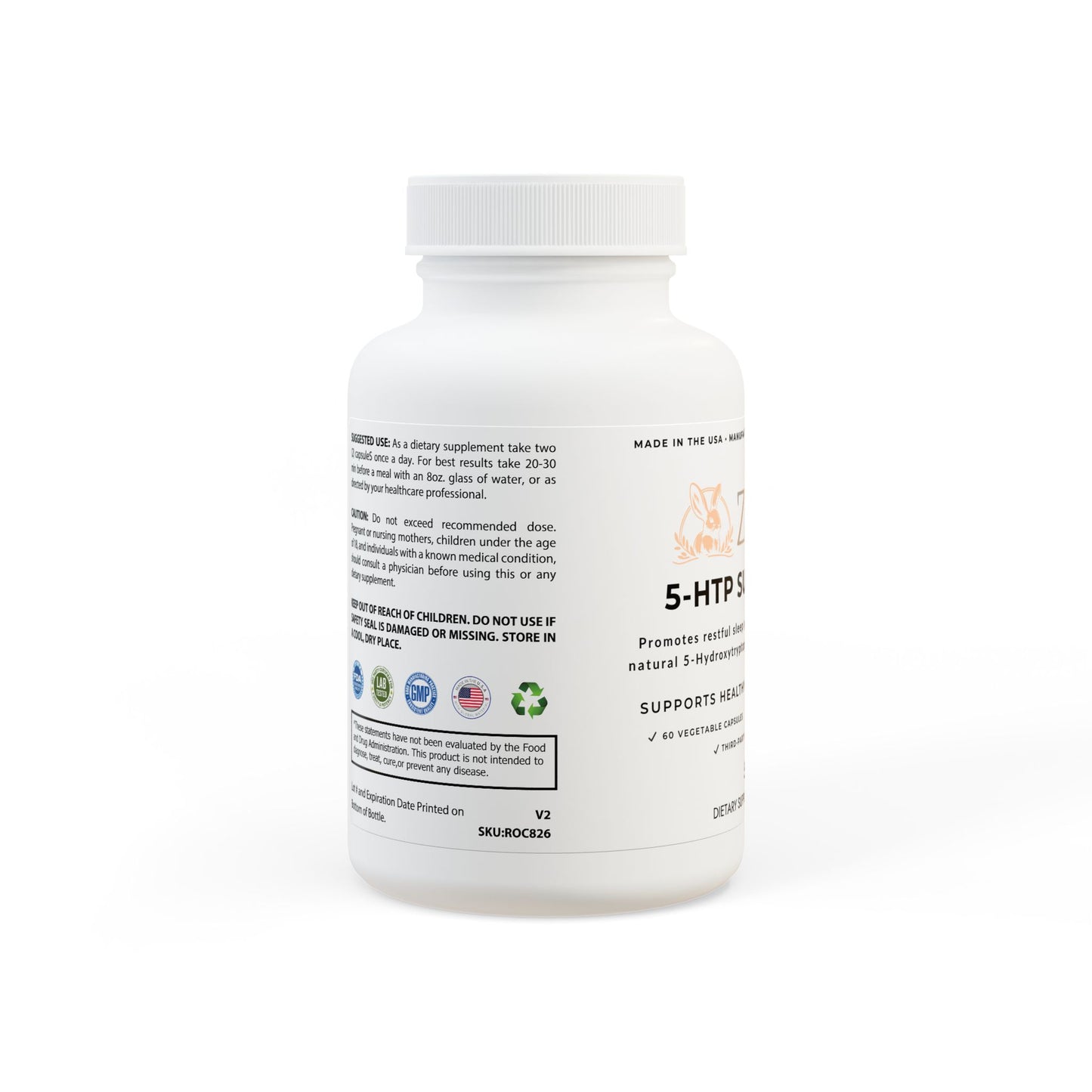 ZUIKA 5-HTP Supplement – Support Mood Balance & Restful Sleep