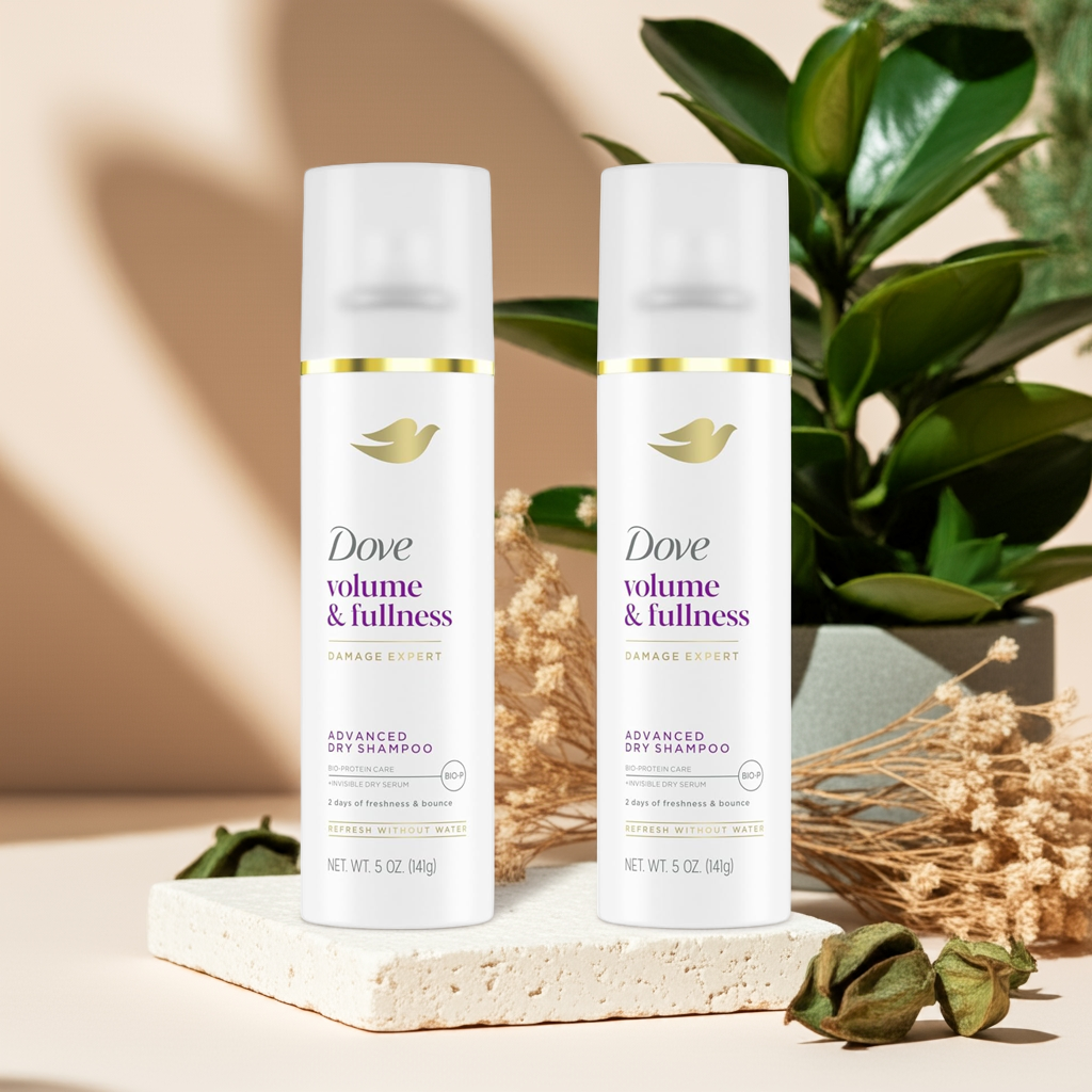 Dove Volume & Fullness Dry Shampoo – Volumizing & Oil-Absorbing Hair Refresh