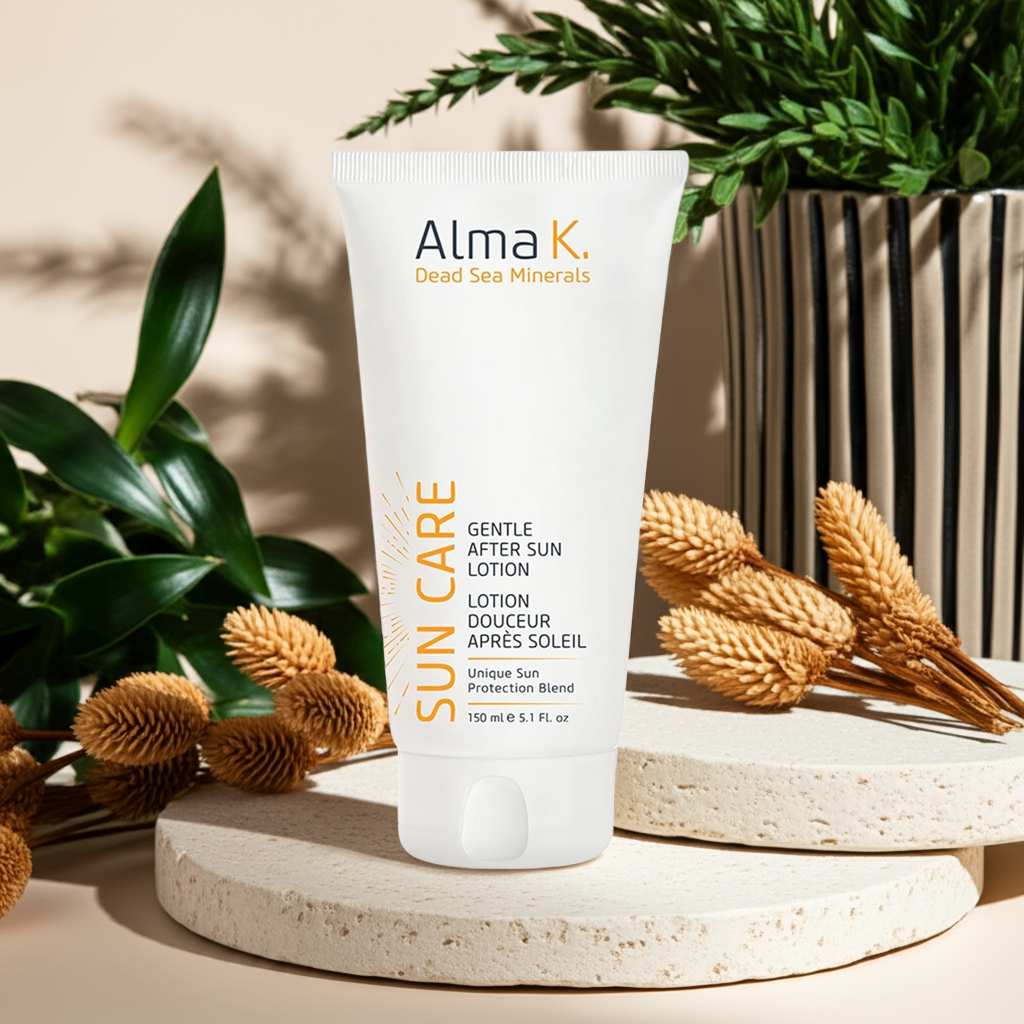 Alma K Gentle After Sun Lotion – Aloe & Dead Sea Minerals for Sunburn Relief and Hydration