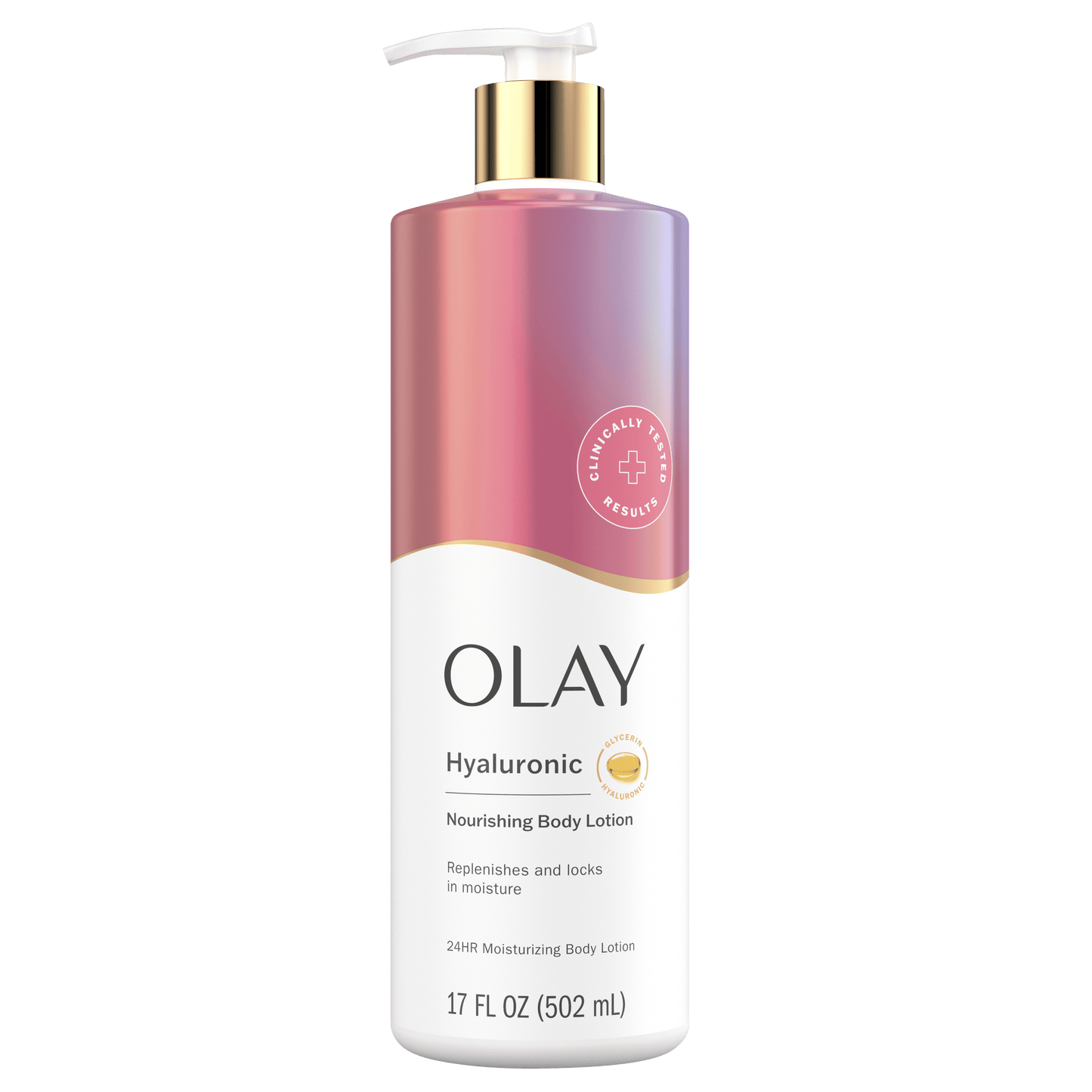 Olay Nourishing & Hydrating Body Lotion with Hyaluronic Acid – 17 Fl oz