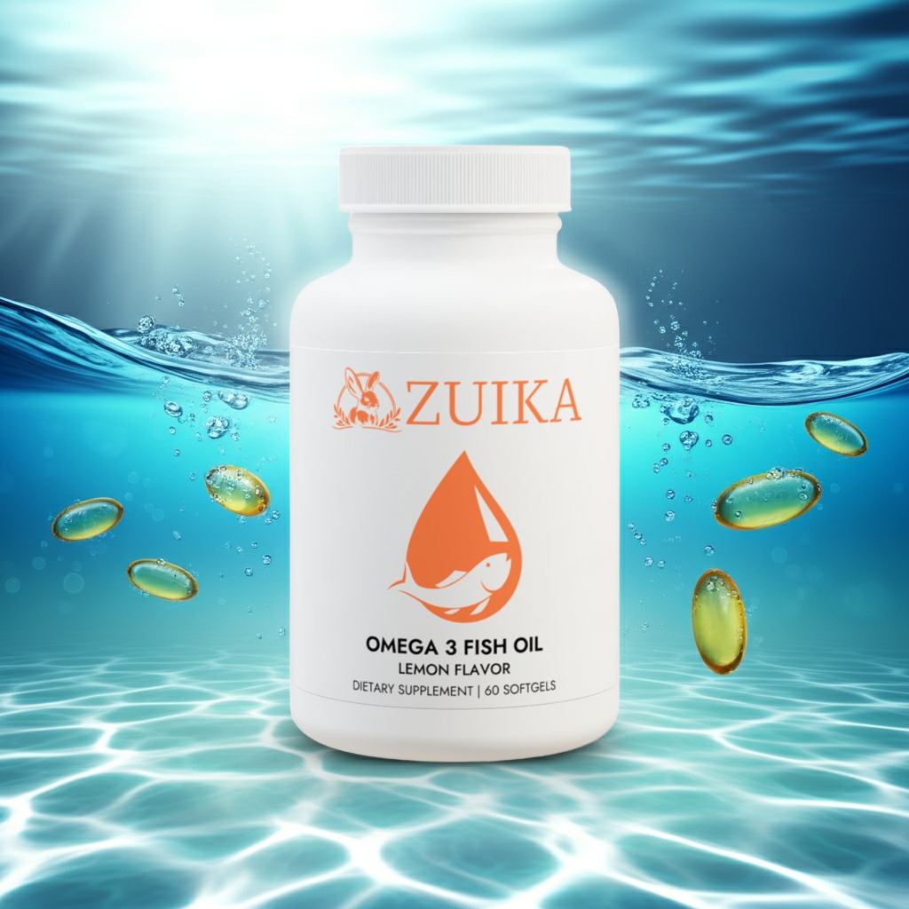 Zuika Fish Oil – Dietary Supplement, 60 Softgels
