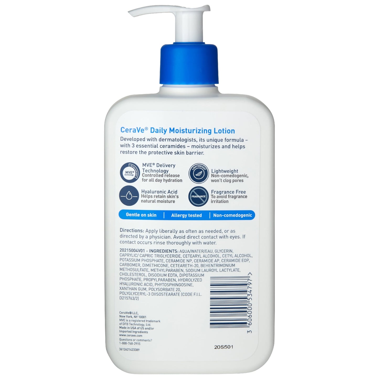 Daily Moisturizing Face & Body Lotion for Normal to Dry Skin
