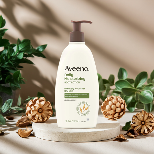 Aveeno Daily Moisturizing Body Lotion – Fragrance-Free Hydration