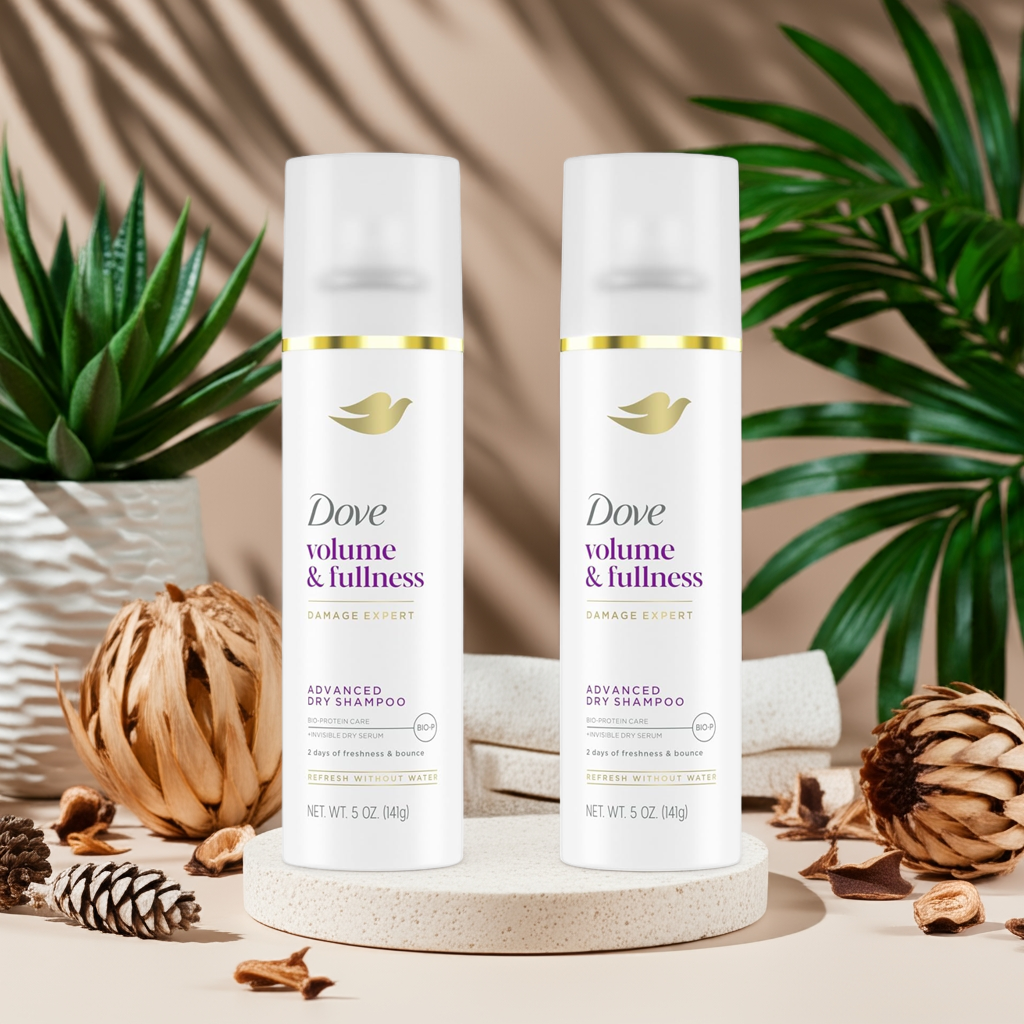Dove Volume & Fullness Dry Shampoo – Volumizing & Oil-Absorbing Hair Refresh