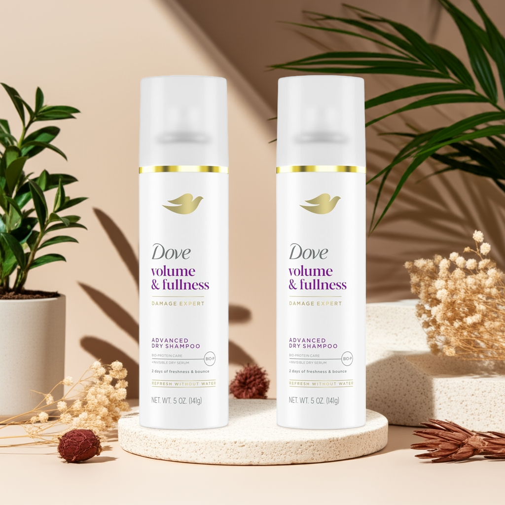 Dove Volume & Fullness Dry Shampoo – Volumizing & Oil-Absorbing Hair Refresh