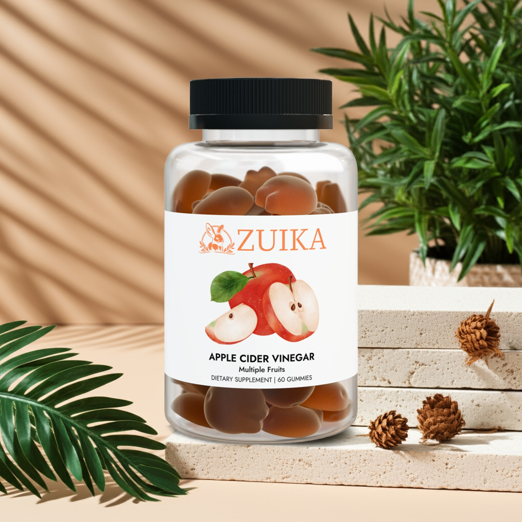 Zuika Apple Cider Vinegar – Vitamin B12 & Fruit Concentrates, Daily Supplement