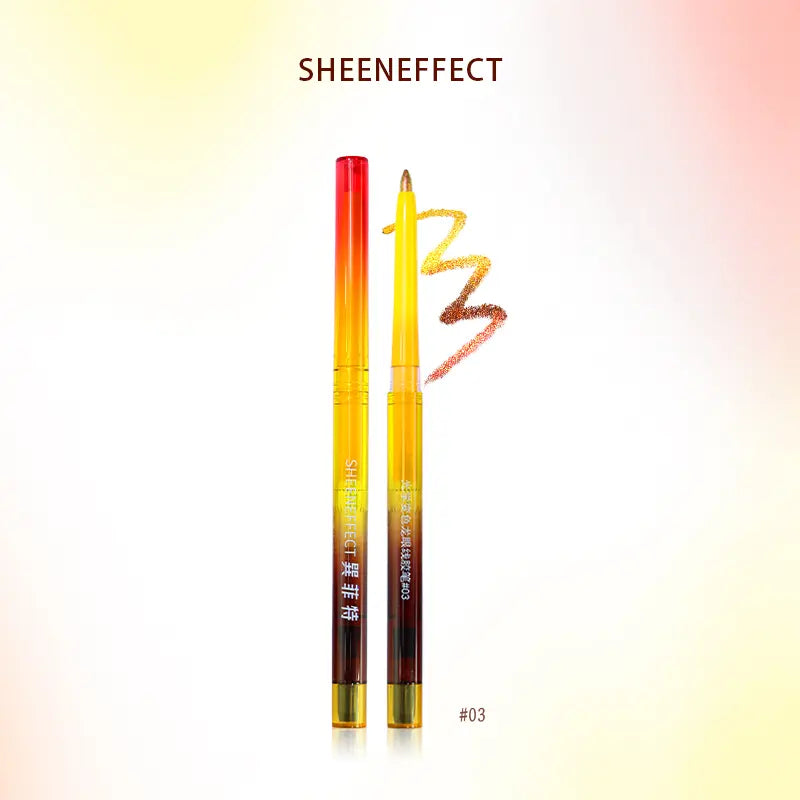 Elevate Your Eye Game with Sheeneffect Multichrome Iridescent Metallic Shimmer Gel Eyeliner - Waterproof, Vegan, and Long-Lasting for All-Day Glam!