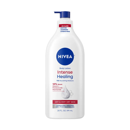 Intensive Healing Body Lotion for Severe Dryness and Itching, 72-Hour Moisturizer, 20 Fl Oz