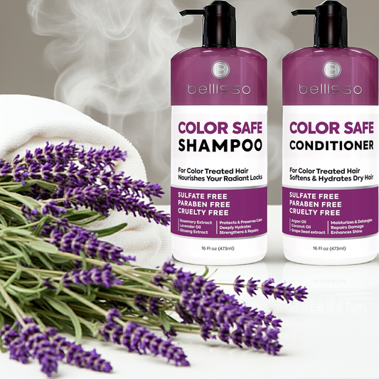 Bellisso Color-Safe Shampoo & Conditioner – Sulfate-Free Fade Protection for Color-Treated Hair