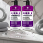 Bellisso Purple Shampoo & Conditioner – Sulfate & Paraben-Free Toner for Blonde, Silver & Grey Hair
