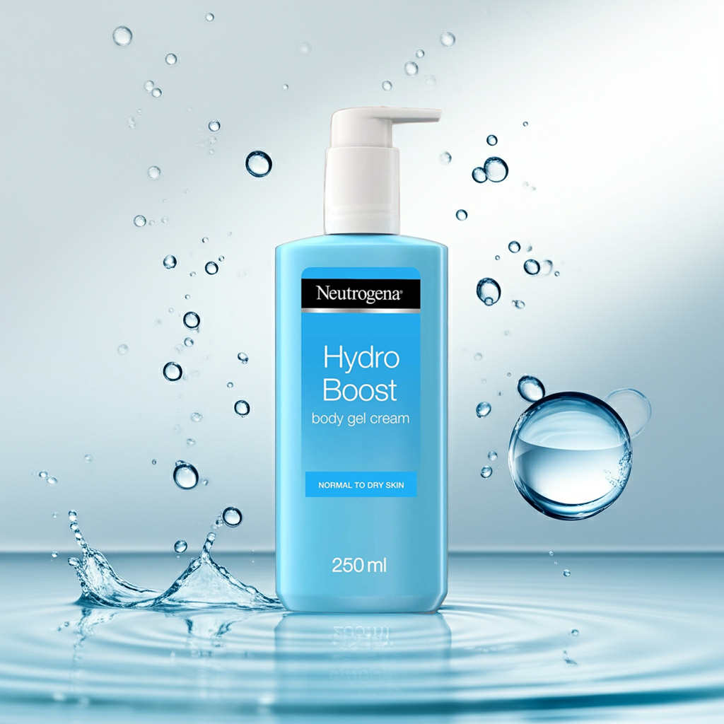 Neutrogena Hydro Boost Body Gel Cream – Hydrating, Lightweight Moisturizer with Hyaluronic Acid