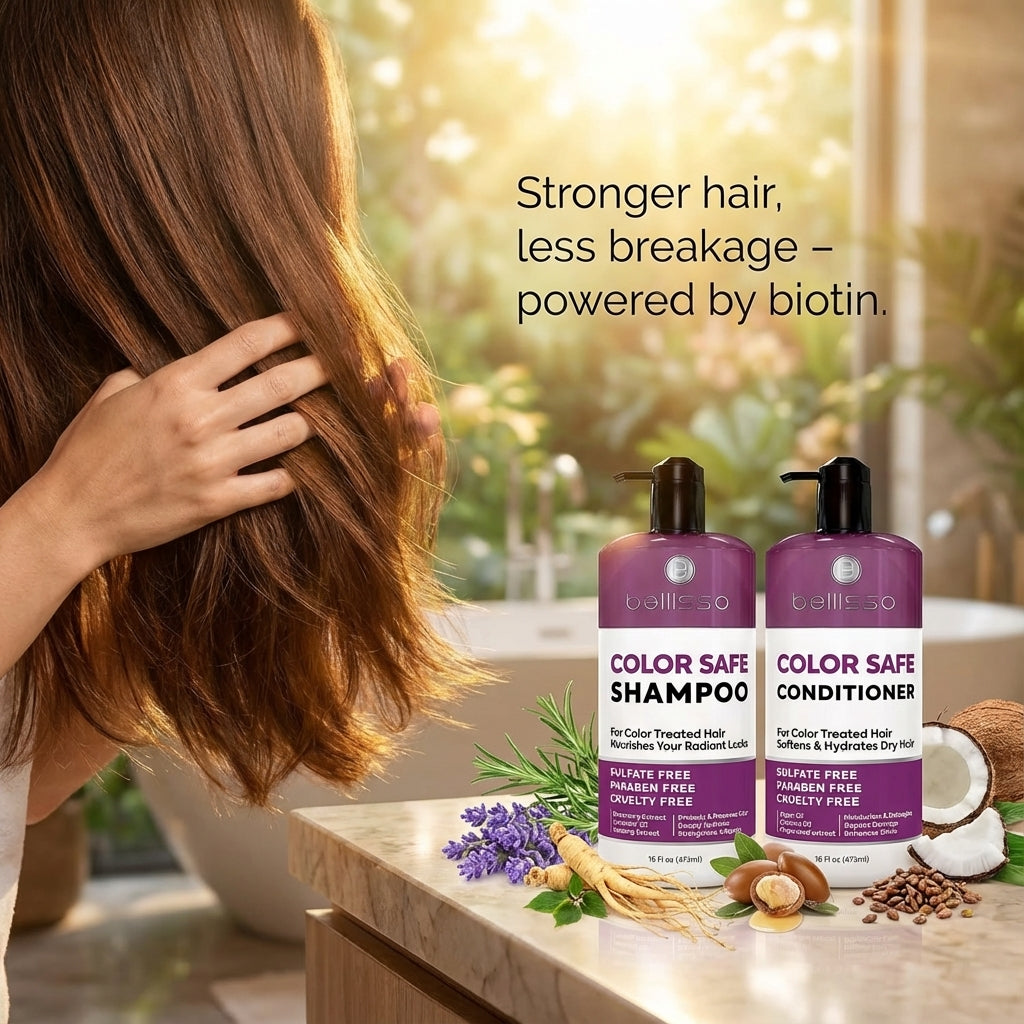 Bellisso Color-Safe Shampoo & Conditioner – Sulfate-Free Hair Care