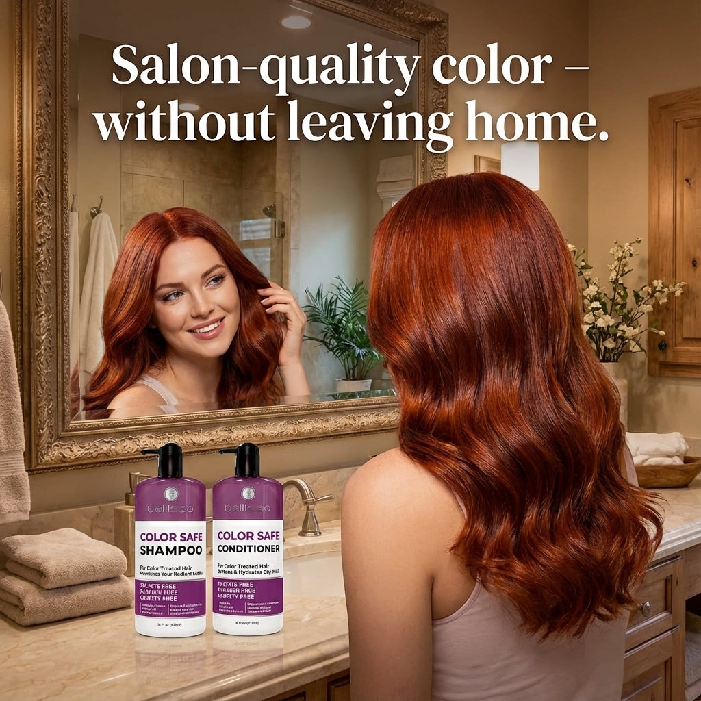 Bellisso Color-Safe Shampoo & Conditioner – Sulfate-Free Hair Care
