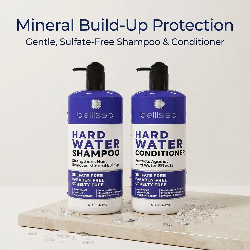 Bellisso Hard Water Shampoo & Conditioner – Mineral Build-Up Protection
