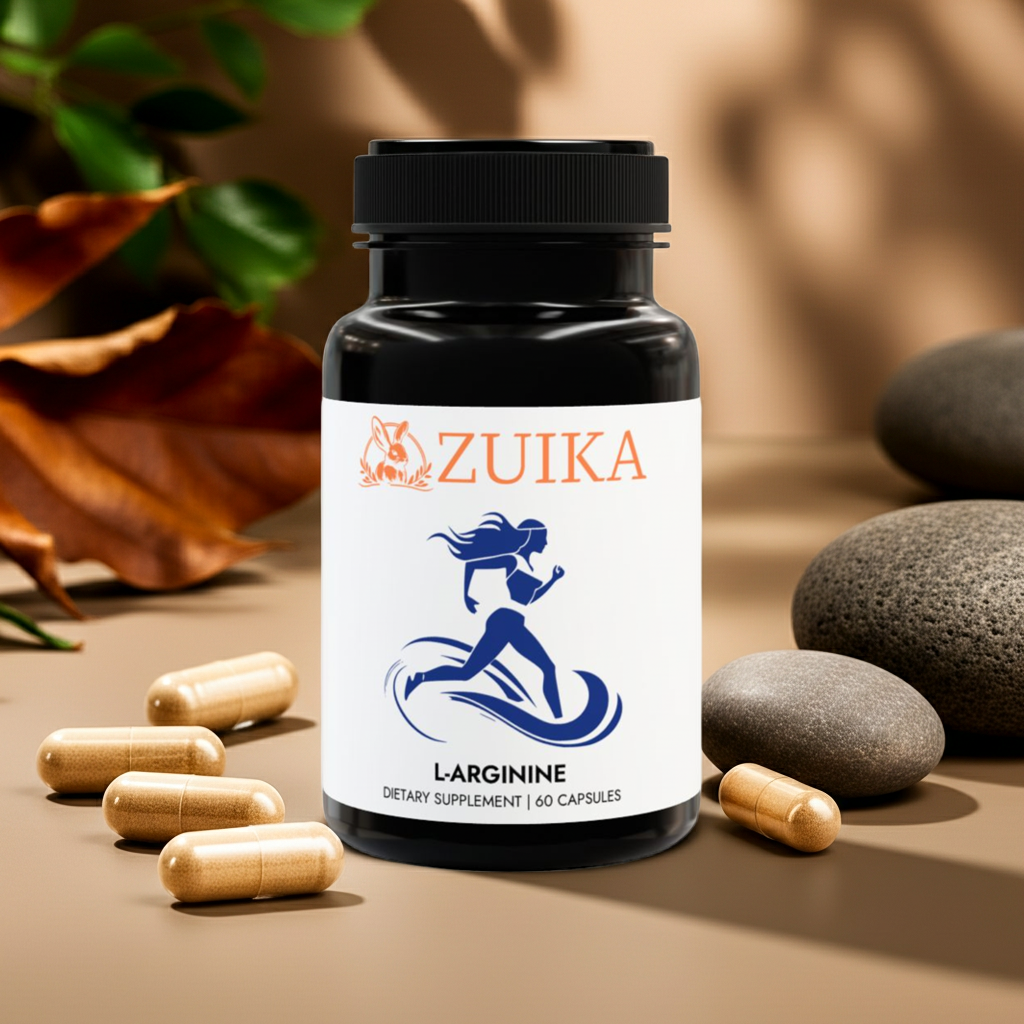 Zuika L-Arginine – L-Citrulline & Beta-Alanine, Dietary Supplement, 60 Veggie Capsules