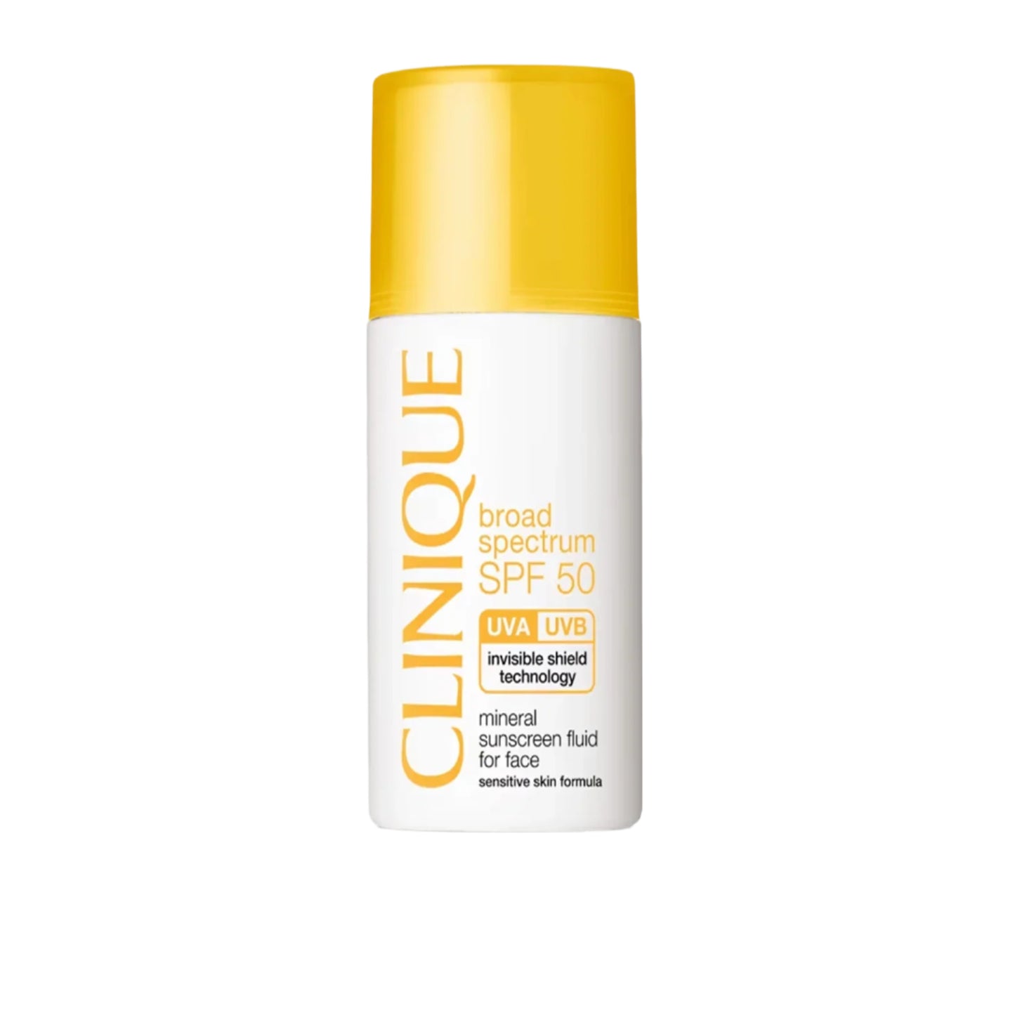 Clinique's  Broad Spectrum SPF 50 Mineral Sunscreen Fluid for Face