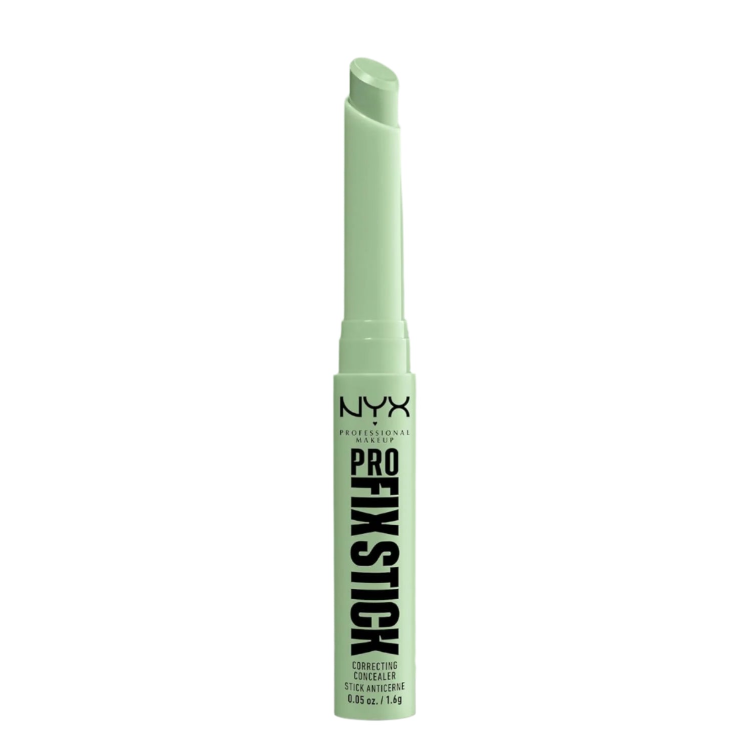 Pro Fix Stick Correcting Concealer, Buildable Medium Coverage Concealer Stick - Green