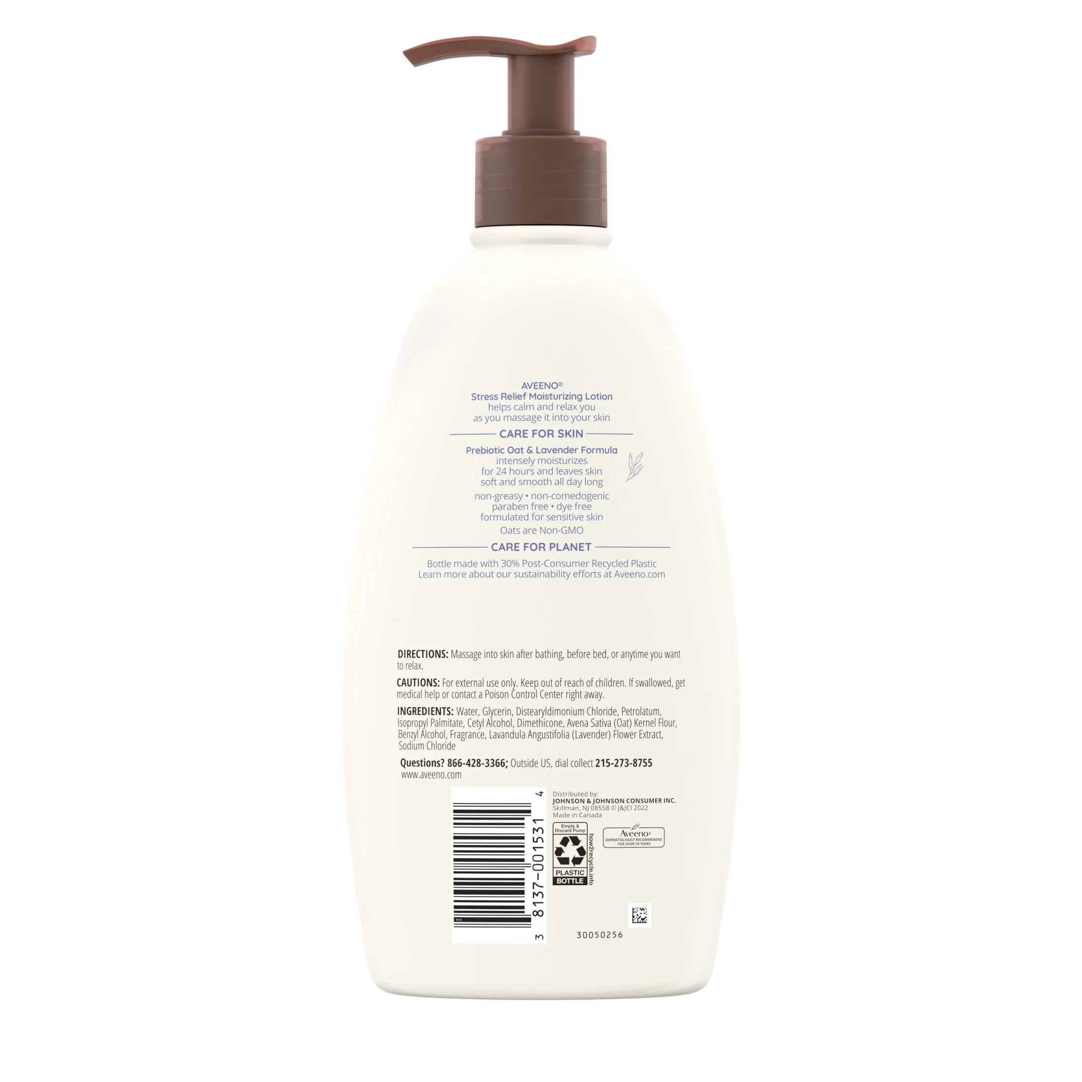 Aveeno Stress Relief Moisturizing Body Lotion – Lavender & Prebiotic Oat