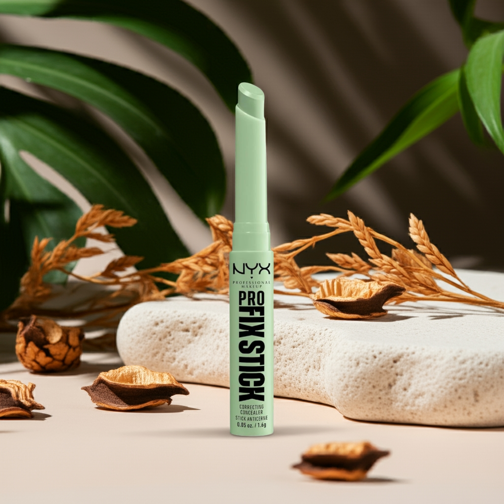 Pro Fix Stick Correcting Concealer Green – Buildable Medium Coverage for Redness